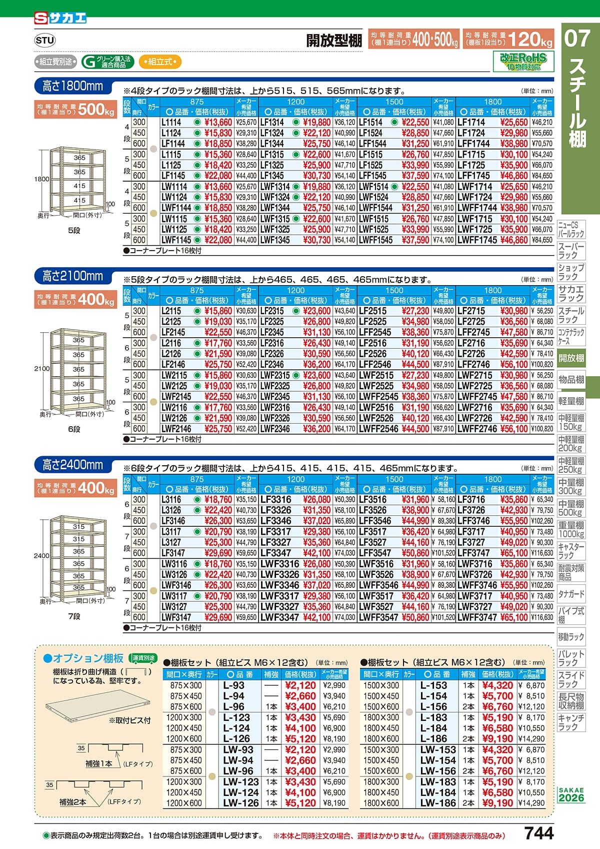 サカエ SAKAE カタログ P744