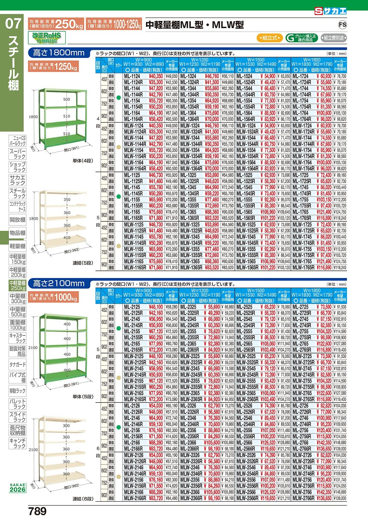 サカエ SAKAE カタログ P789