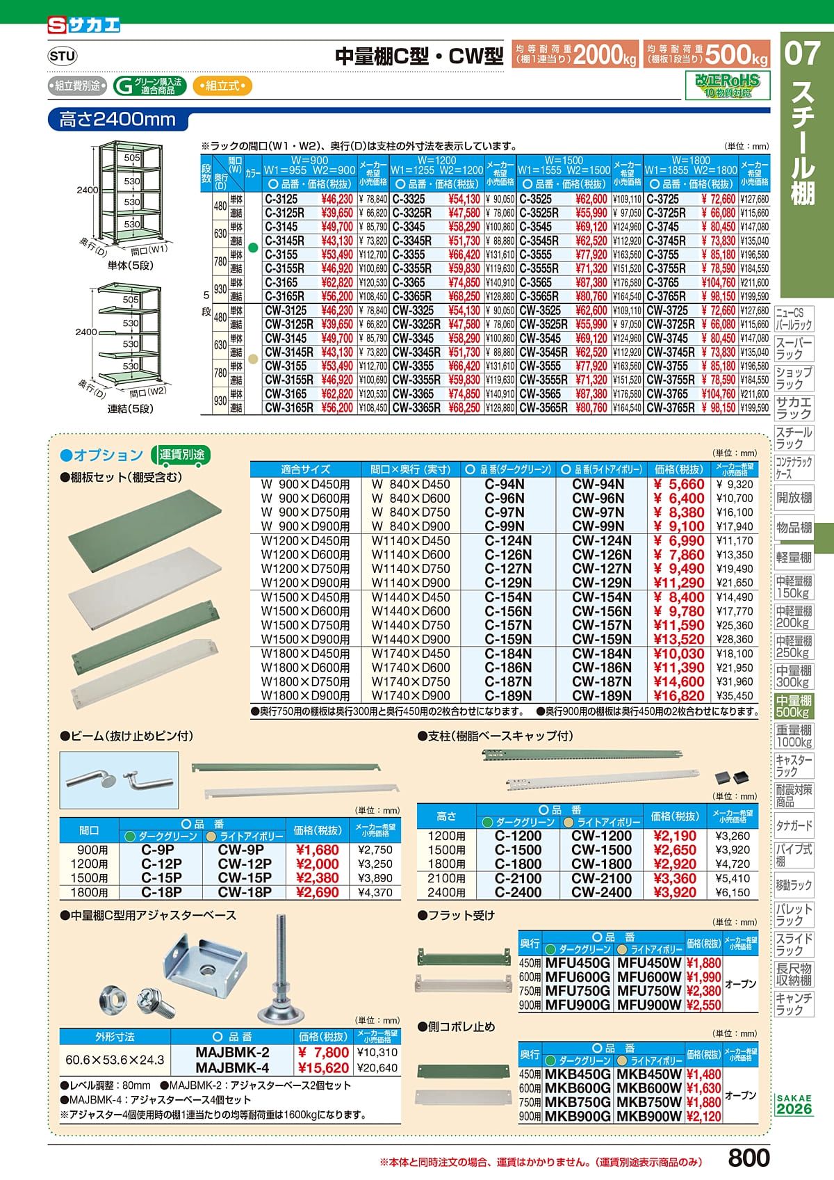 サカエ SAKAE カタログ P800