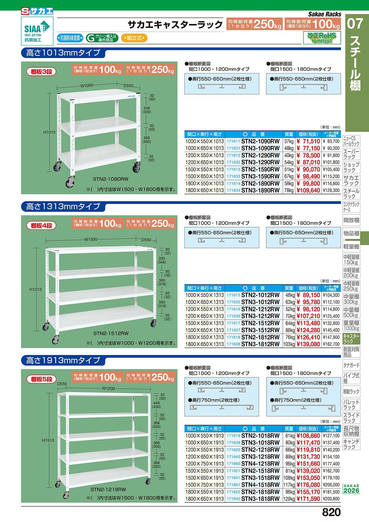 サカエ SAKAE カタログ P820