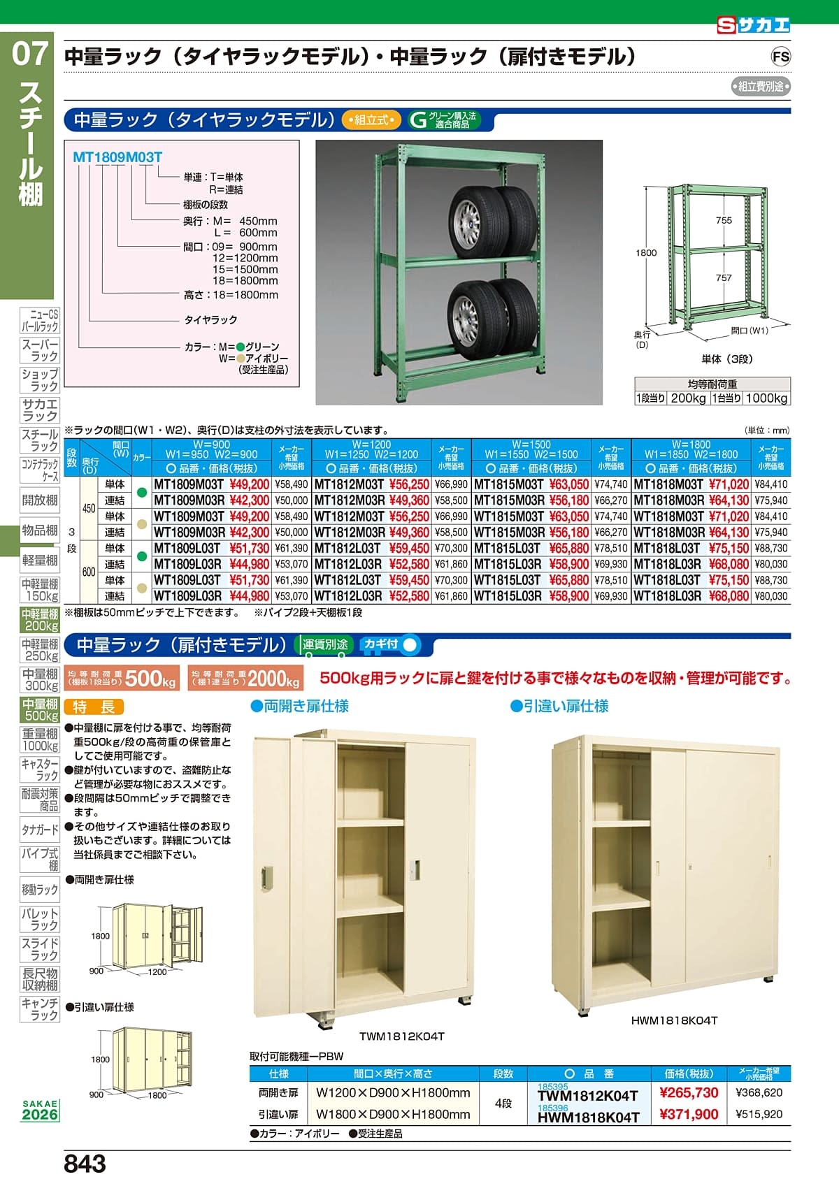 サカエ SAKAE カタログ P843