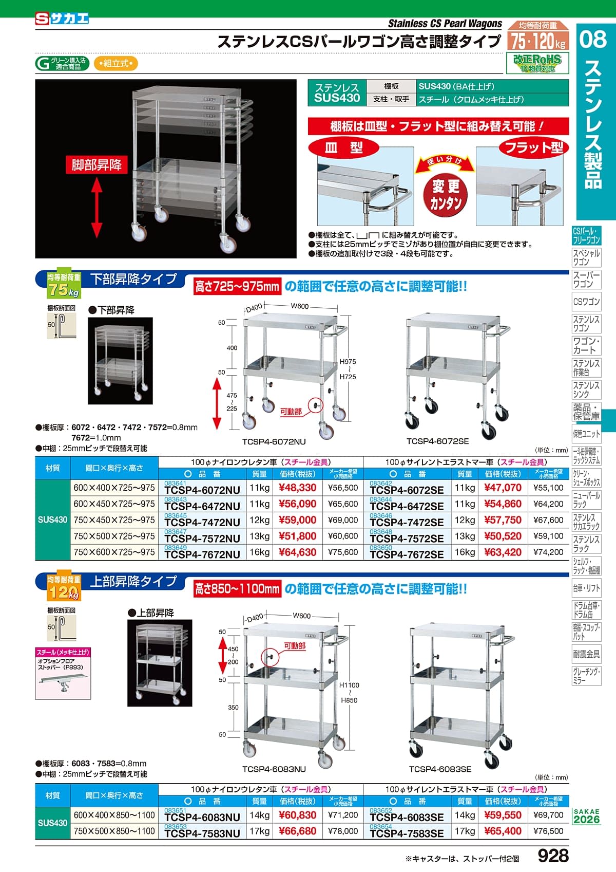 サカエ SAKAE カタログ P928