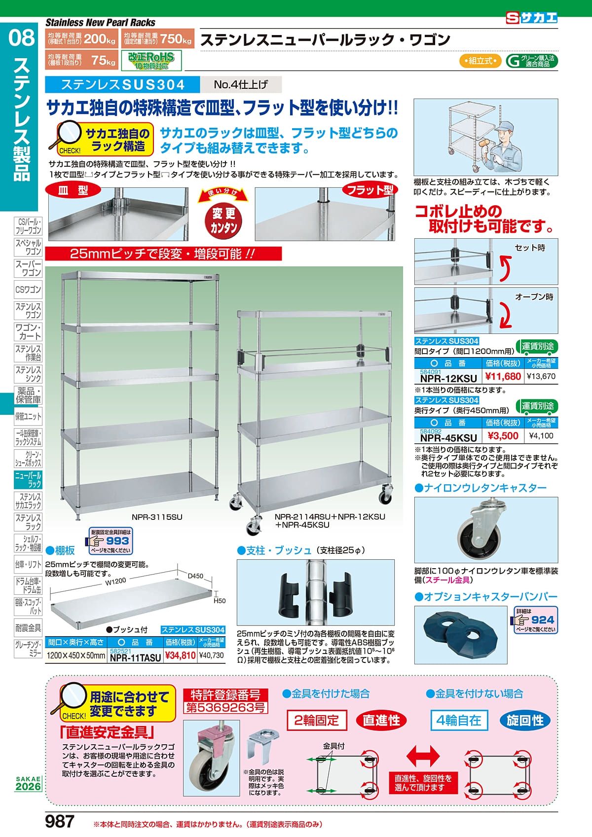 サカエ SAKAE カタログ P987