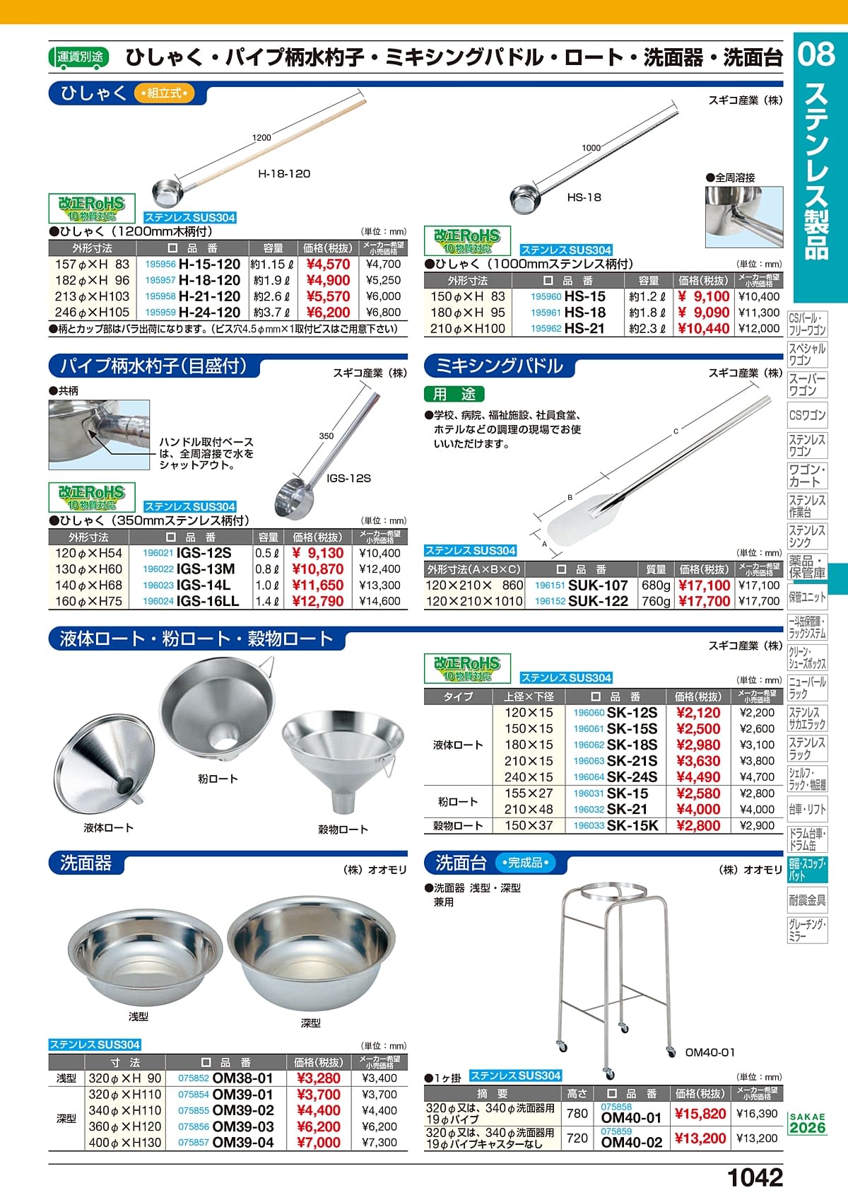 サカエ SAKAE カタログ P1042