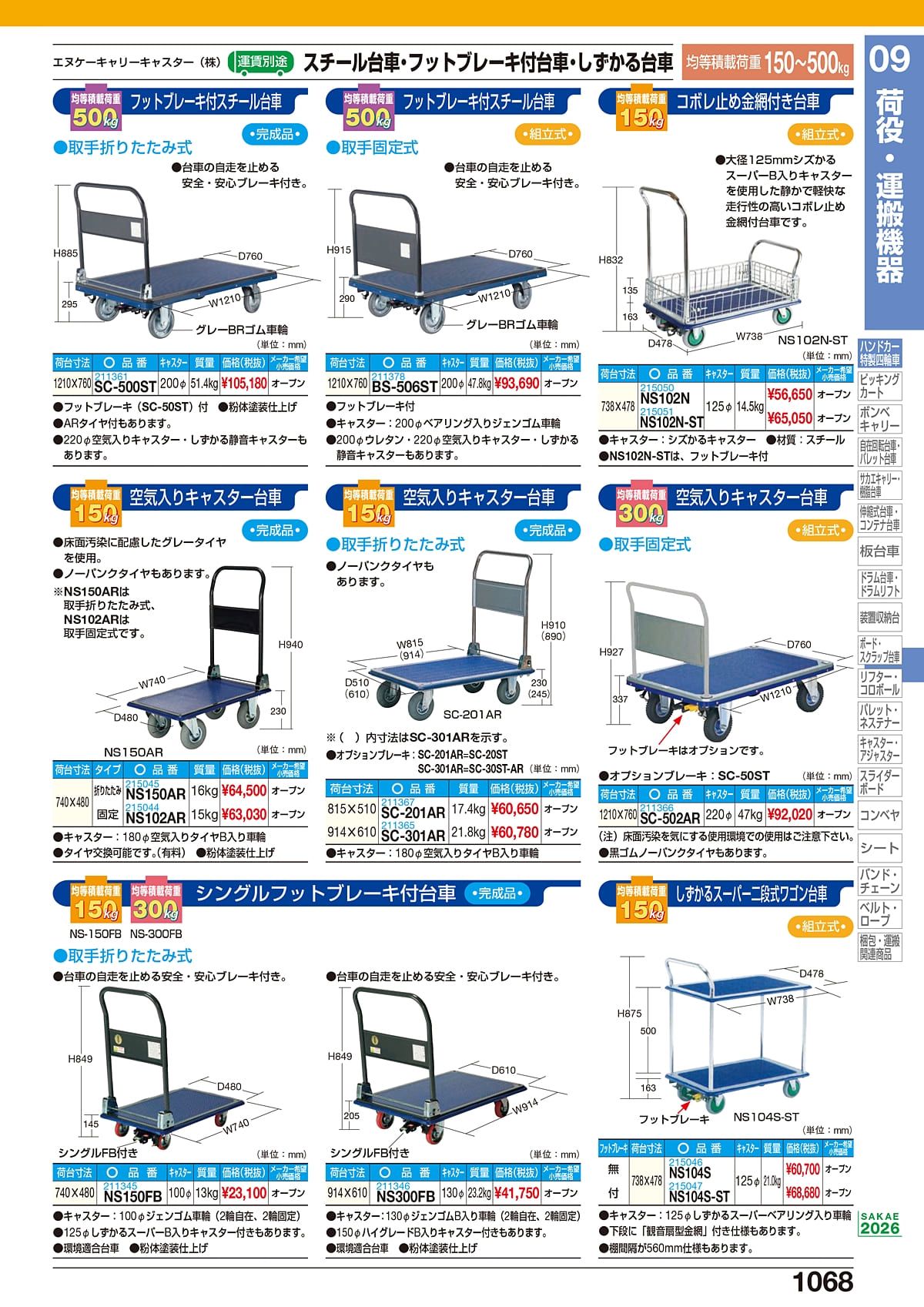 サカエ SAKAE カタログ P1068