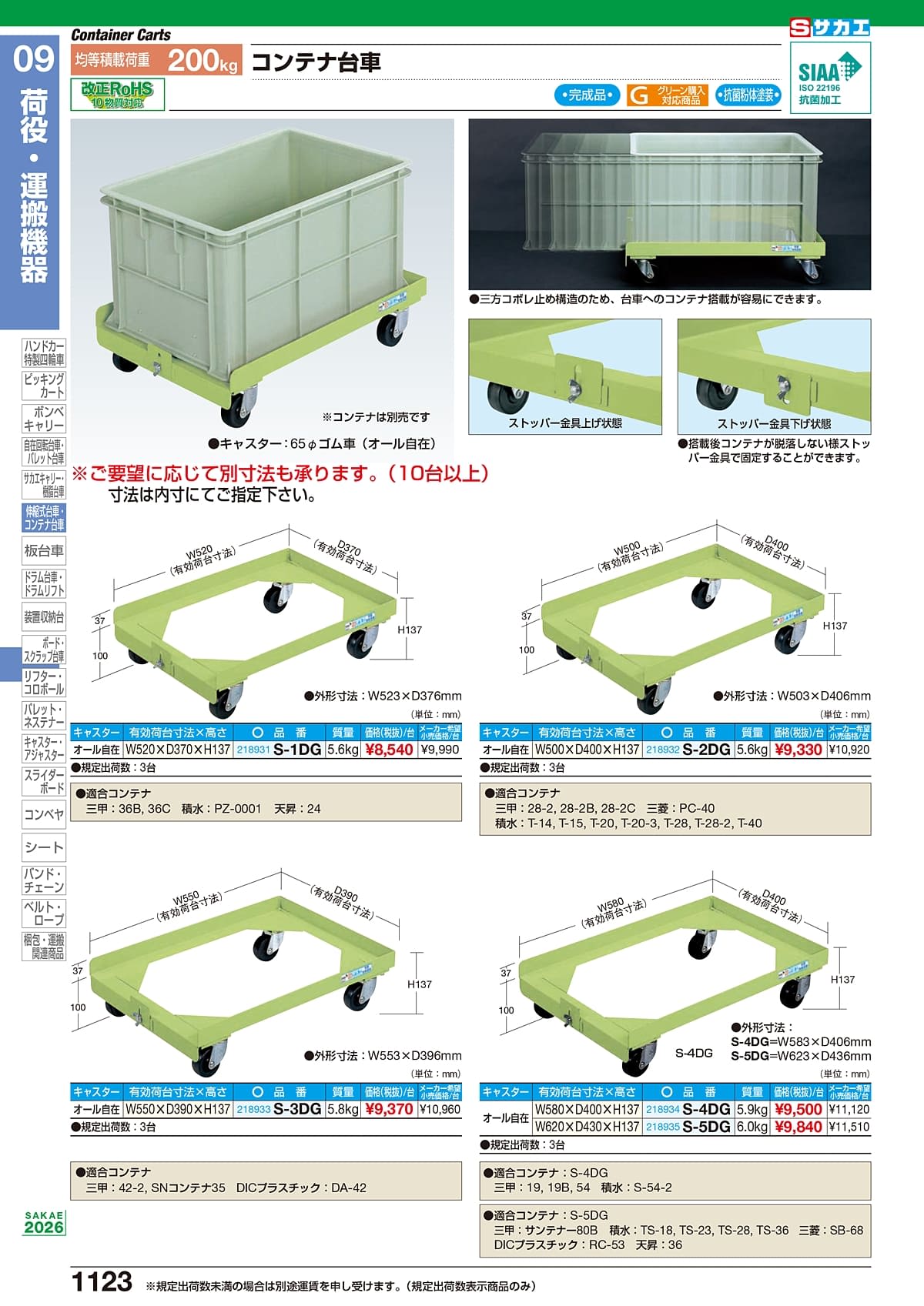 サカエ SAKAE カタログ P1123