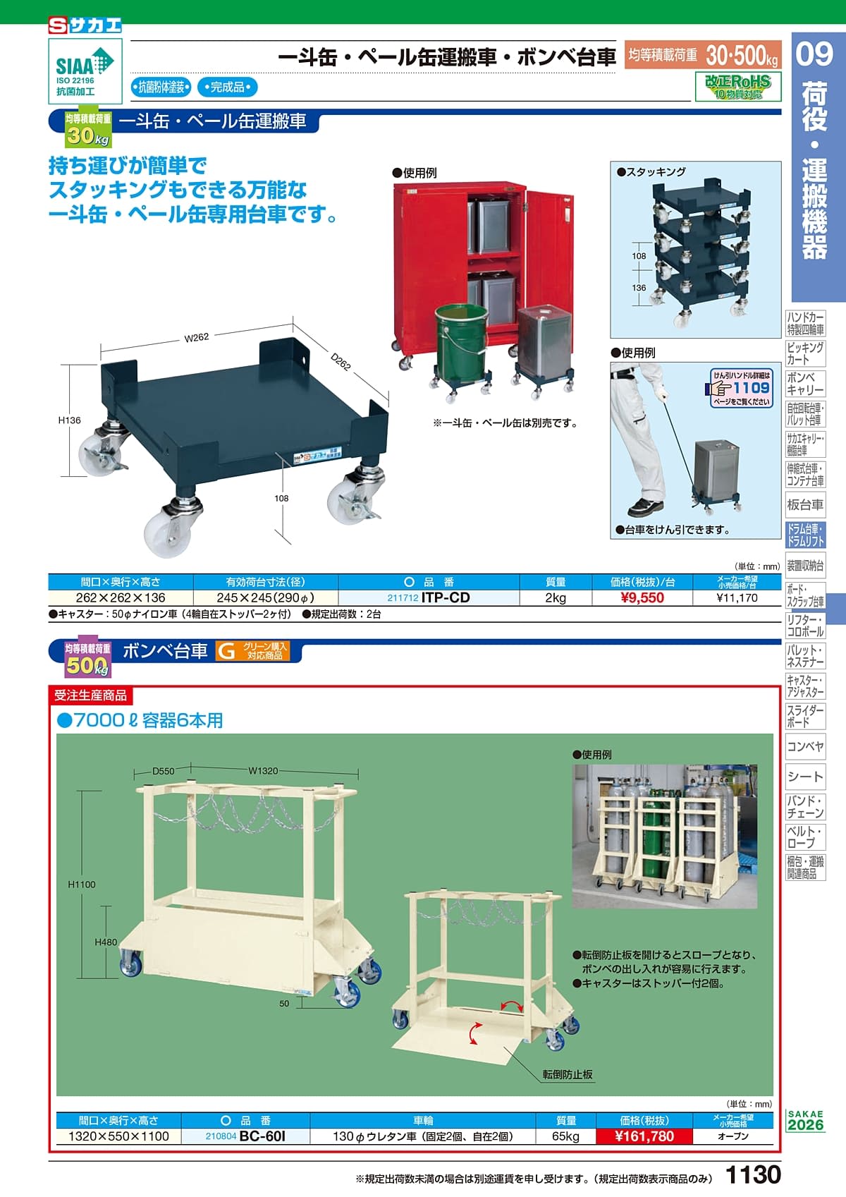 サカエ SAKAE カタログ P1130