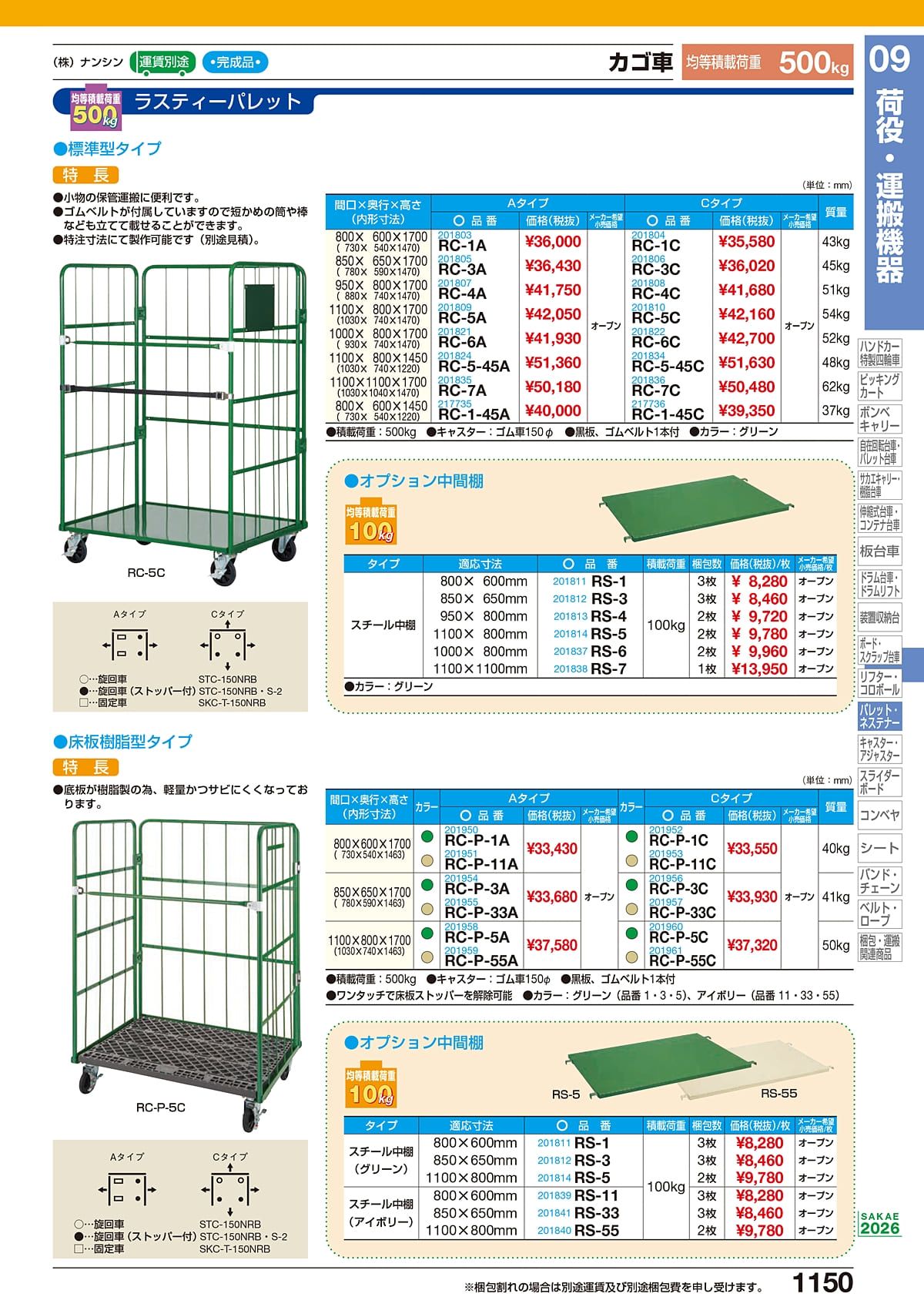 サカエ SAKAE カタログ P1150