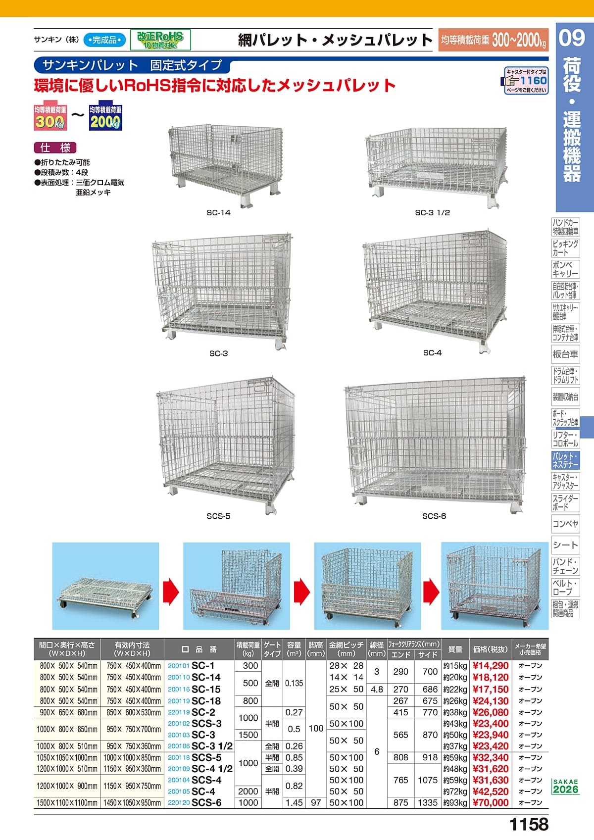 サカエ SAKAE カタログ P1158