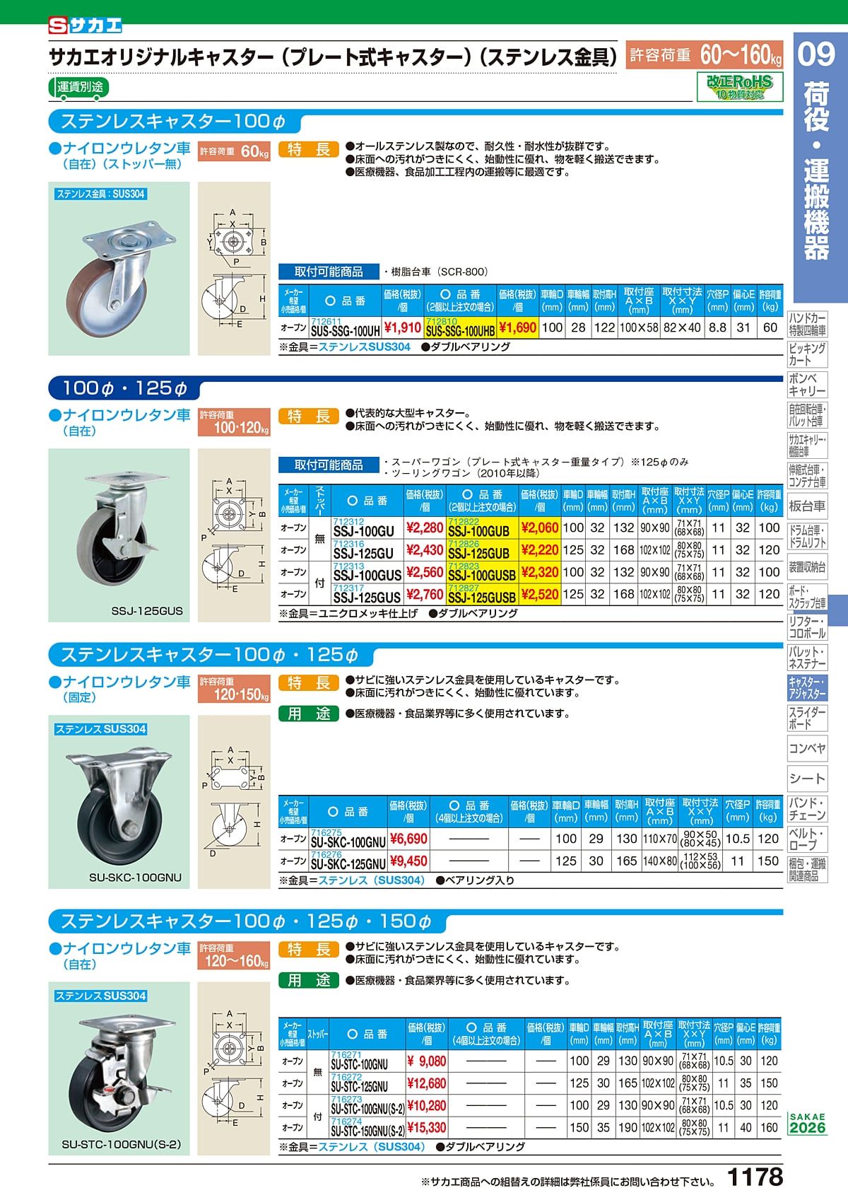 サカエ SAKAE カタログ P1178