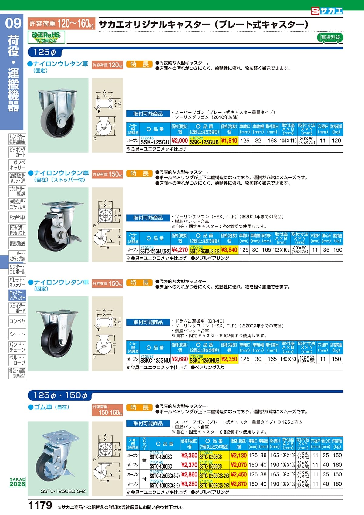 サカエ SAKAE カタログ P1179