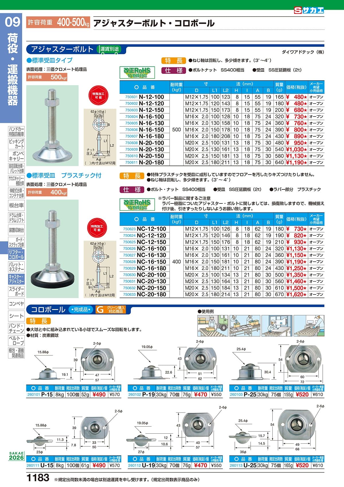 サカエ SAKAE カタログ P1183