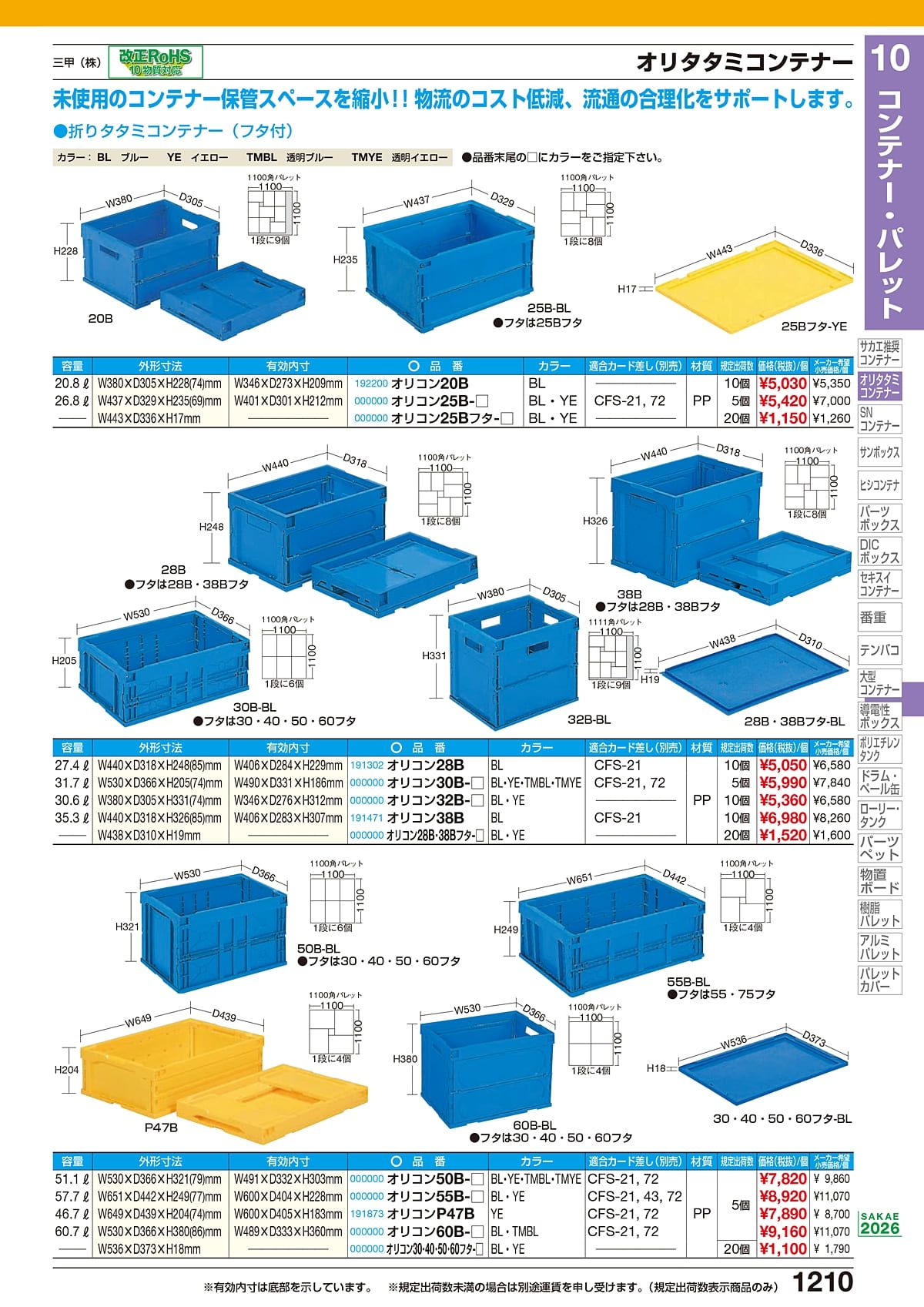 サカエ SAKAE カタログ P1210