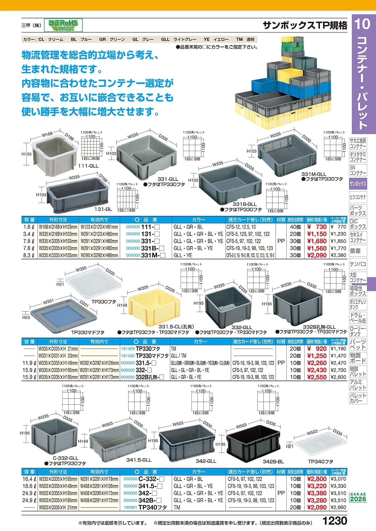 サカエ SAKAE カタログ P1230