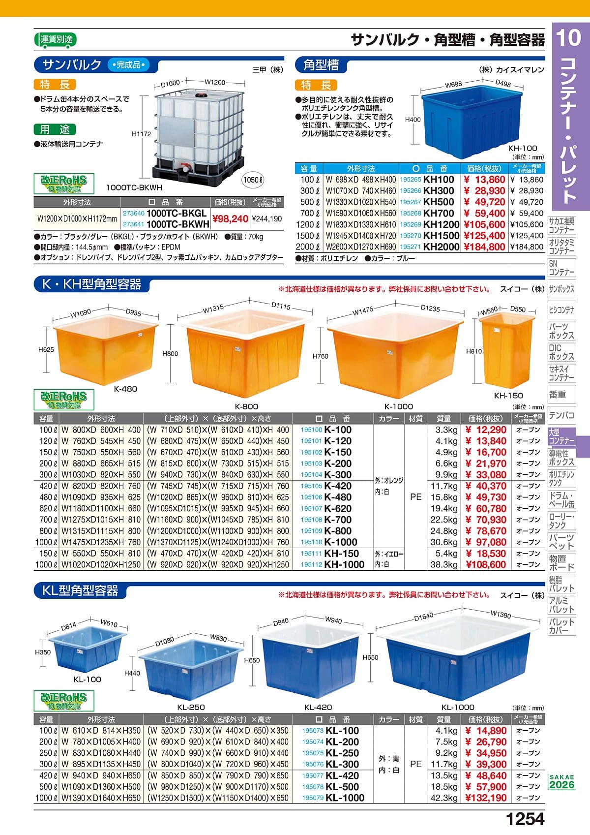 サカエ SAKAE カタログ P1254