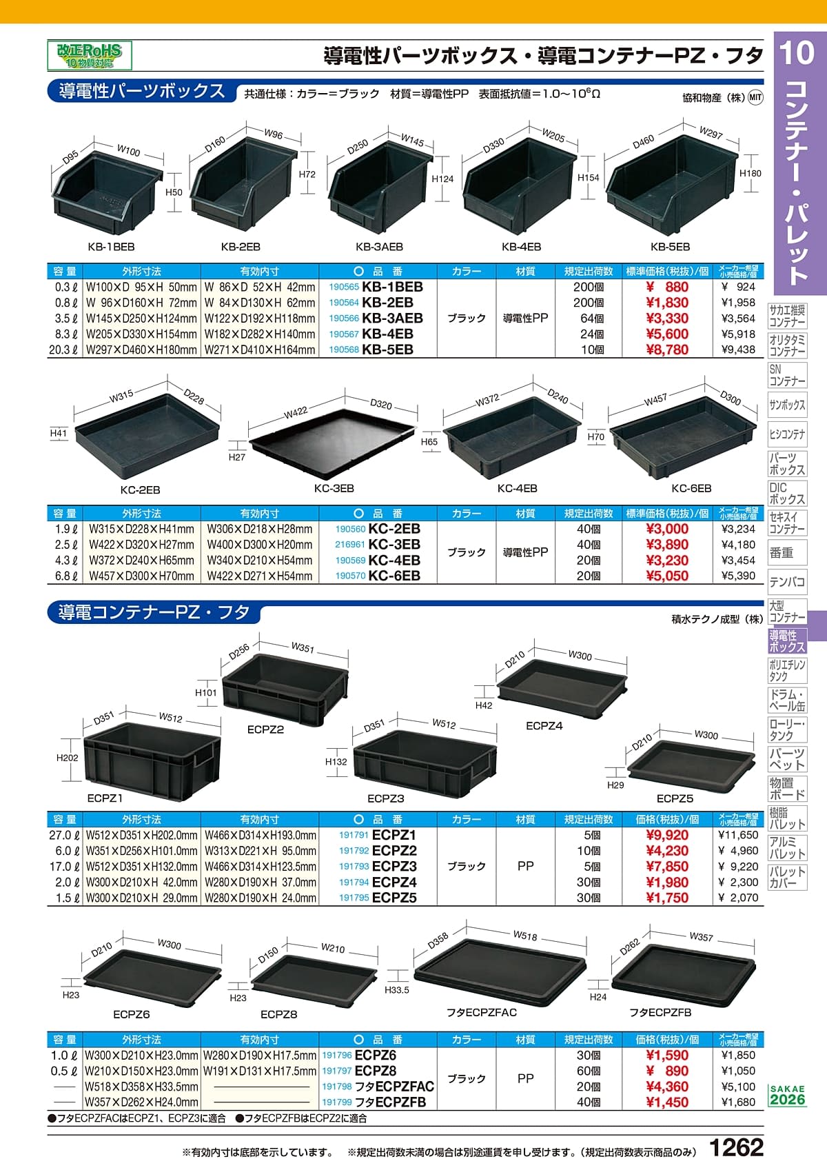 サカエ SAKAE カタログ P1262