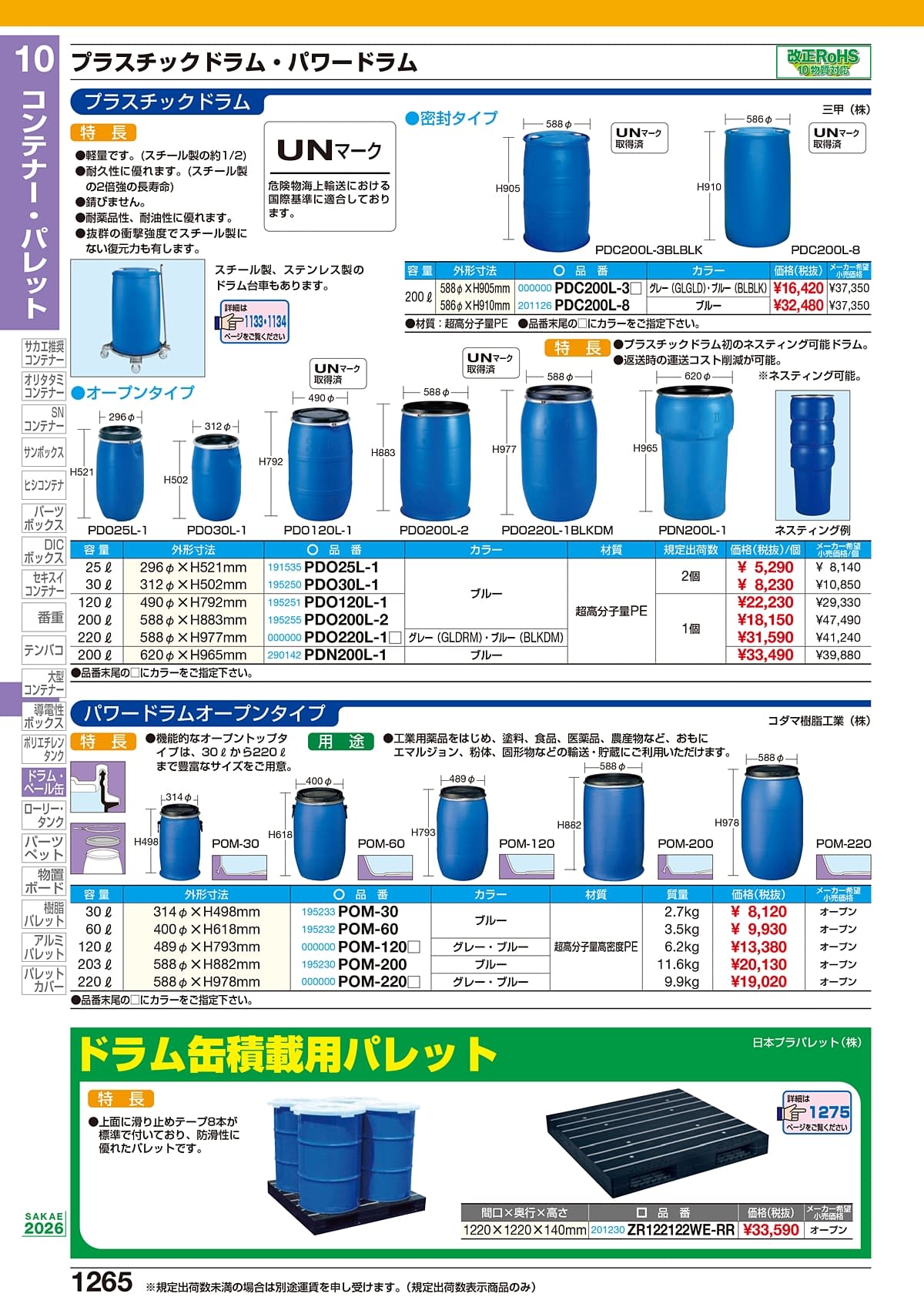 サカエ SAKAE カタログ P1265