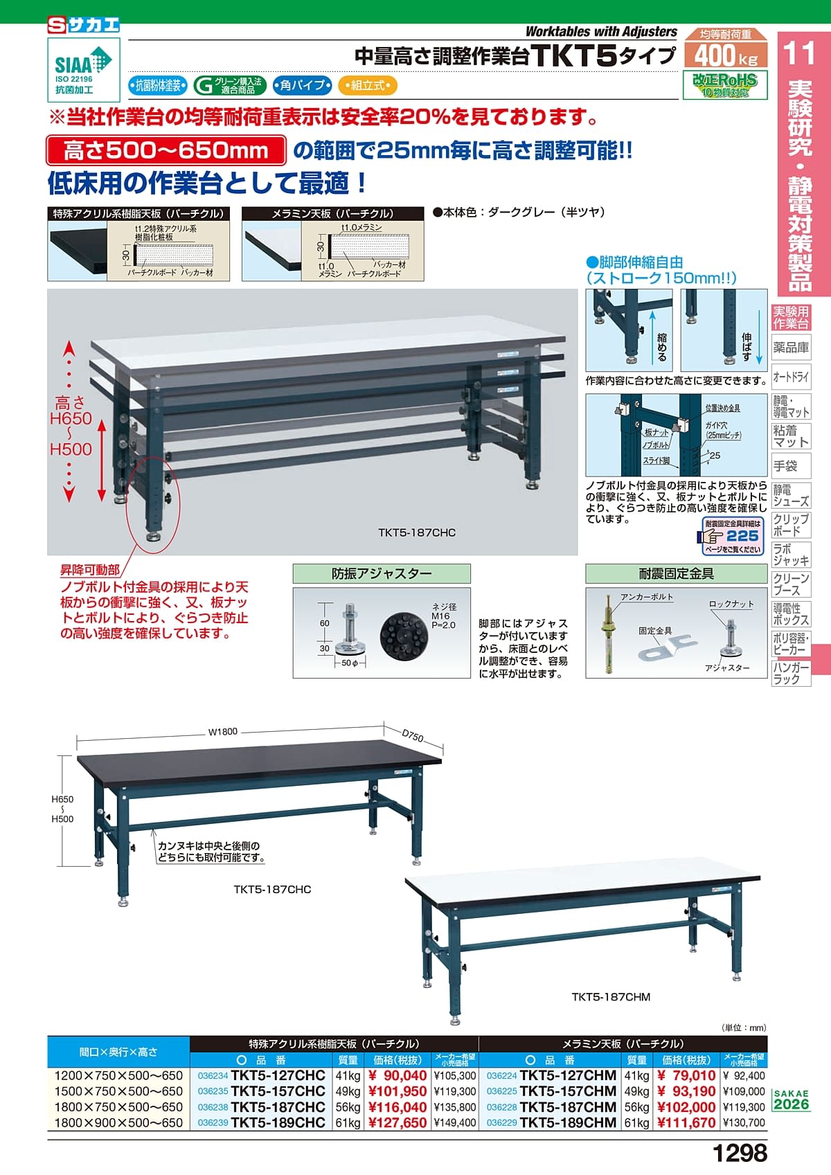 サカエ SAKAE カタログ P1298