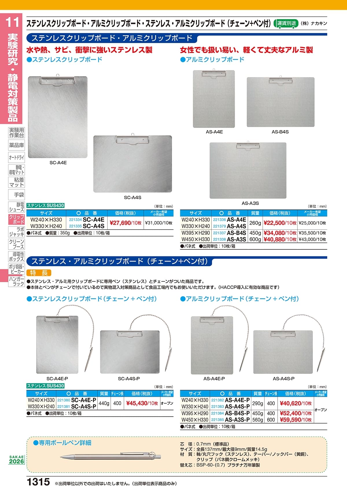 サカエ SAKAE カタログ P1315
