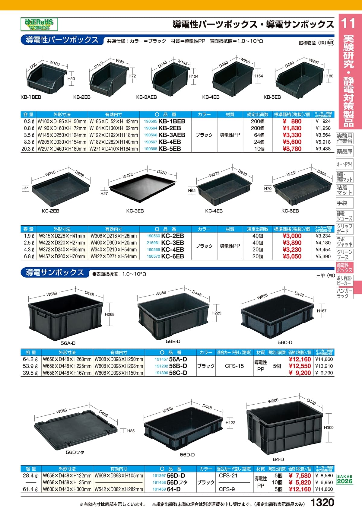 サカエ SAKAE カタログ P1320