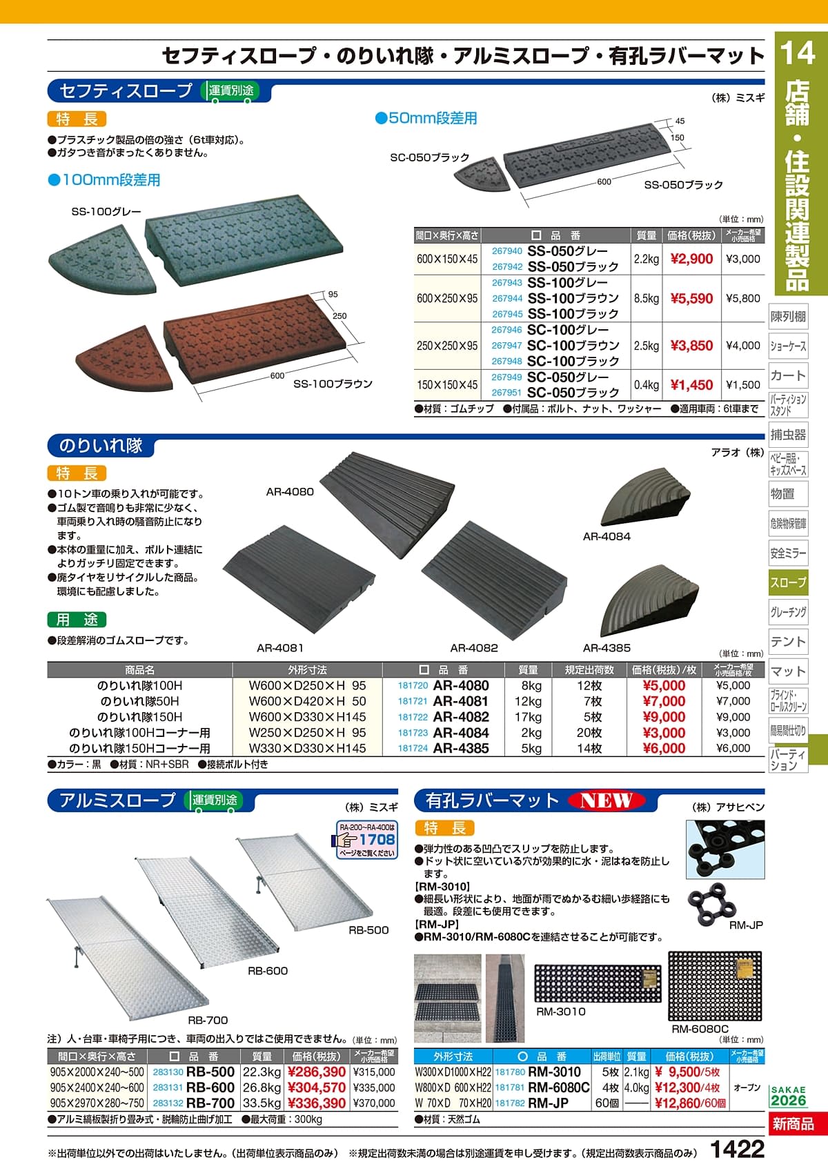 サカエ SAKAE カタログ P1422