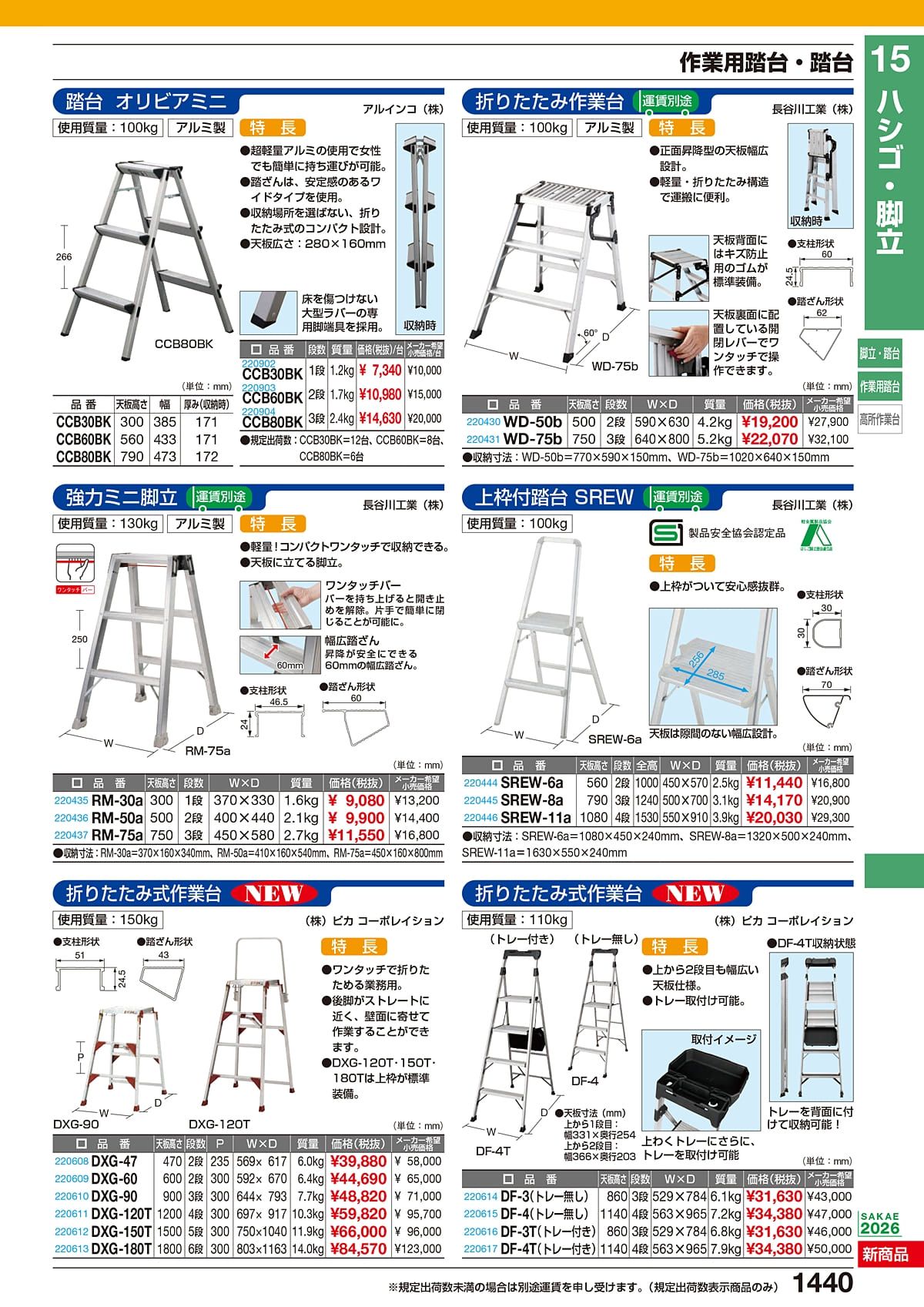 サカエ SAKAE カタログ P1440