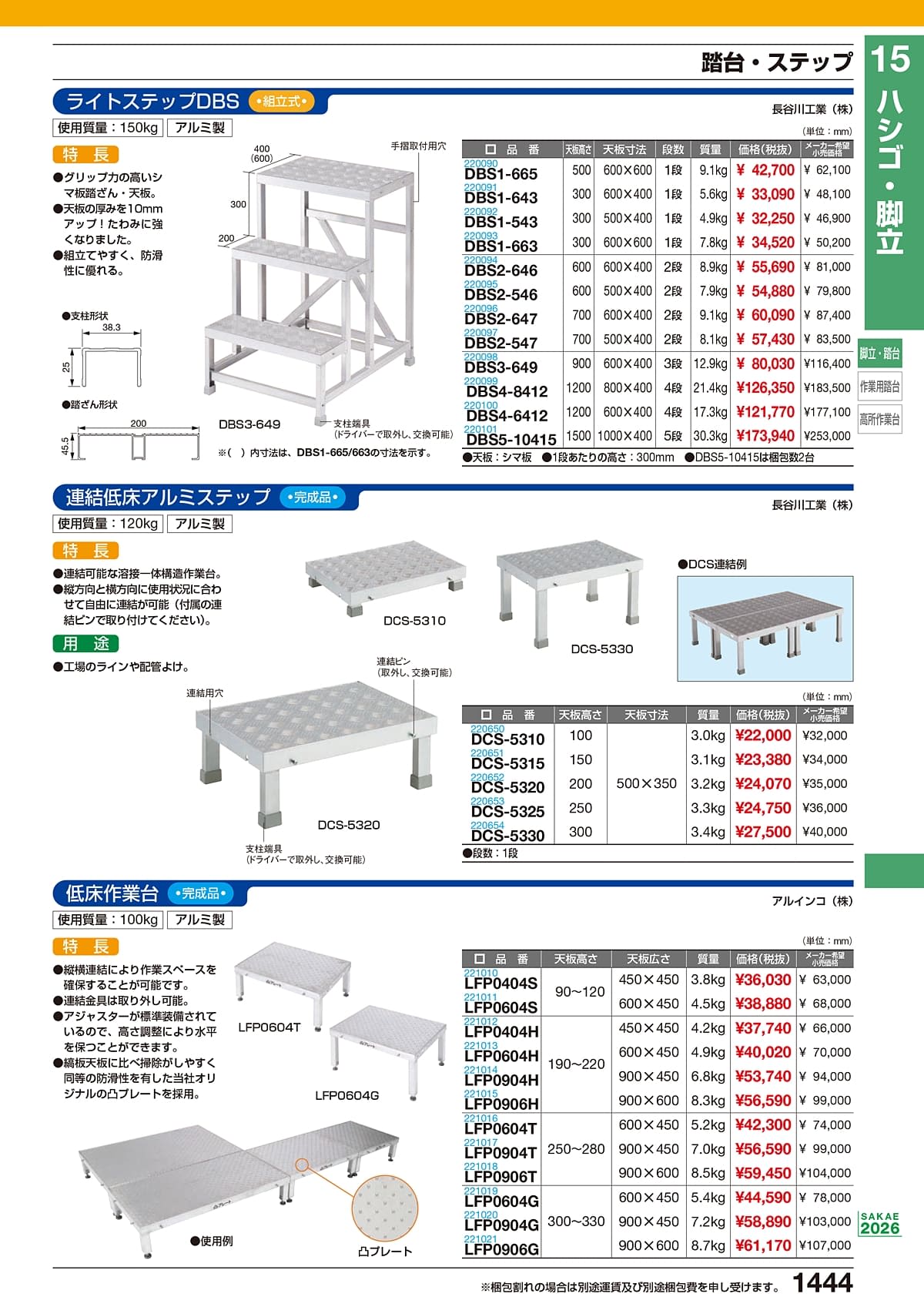 サカエ SAKAE カタログ P1444