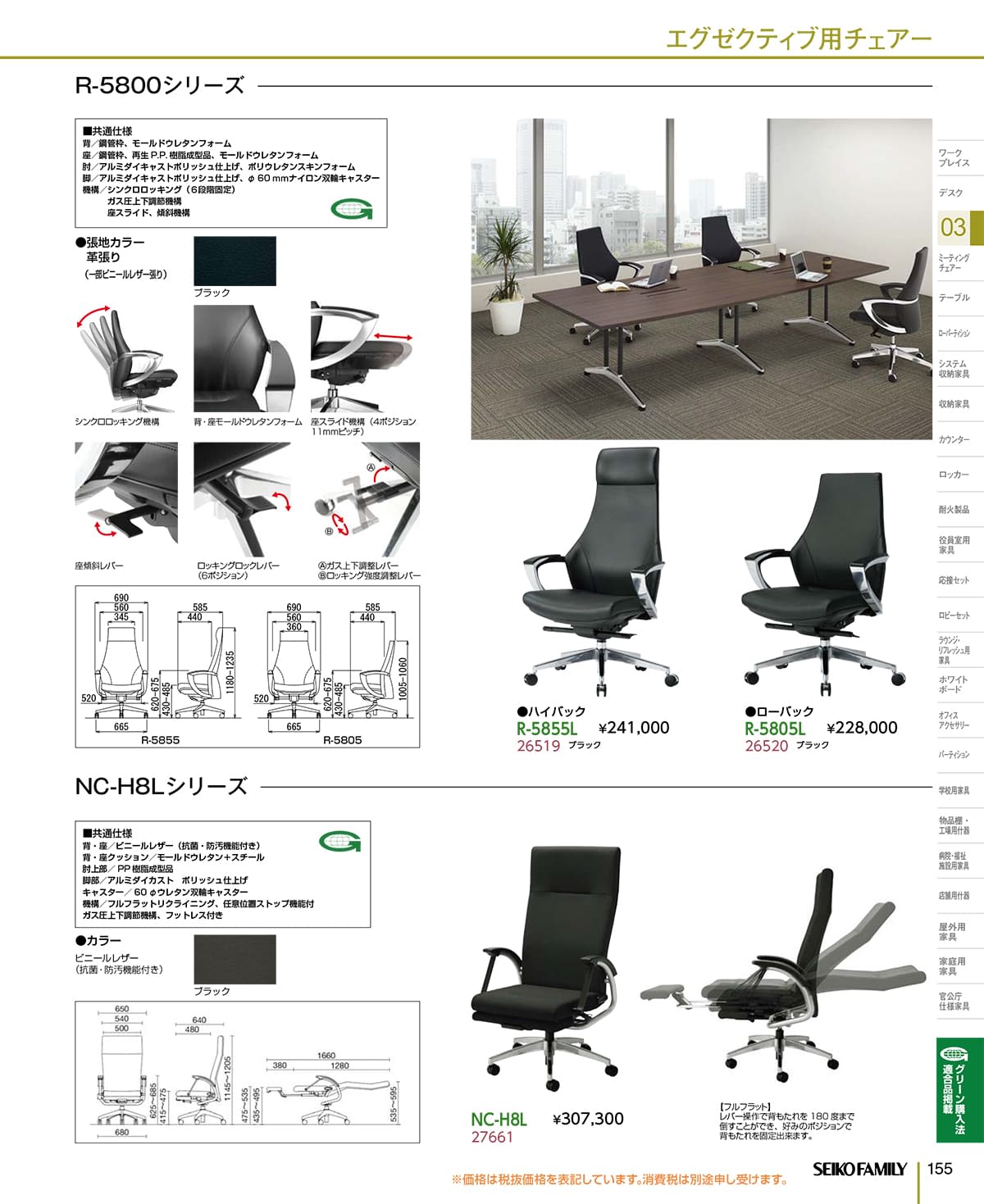 セイコーファミリー SEIKOFAMILY カタログ P155