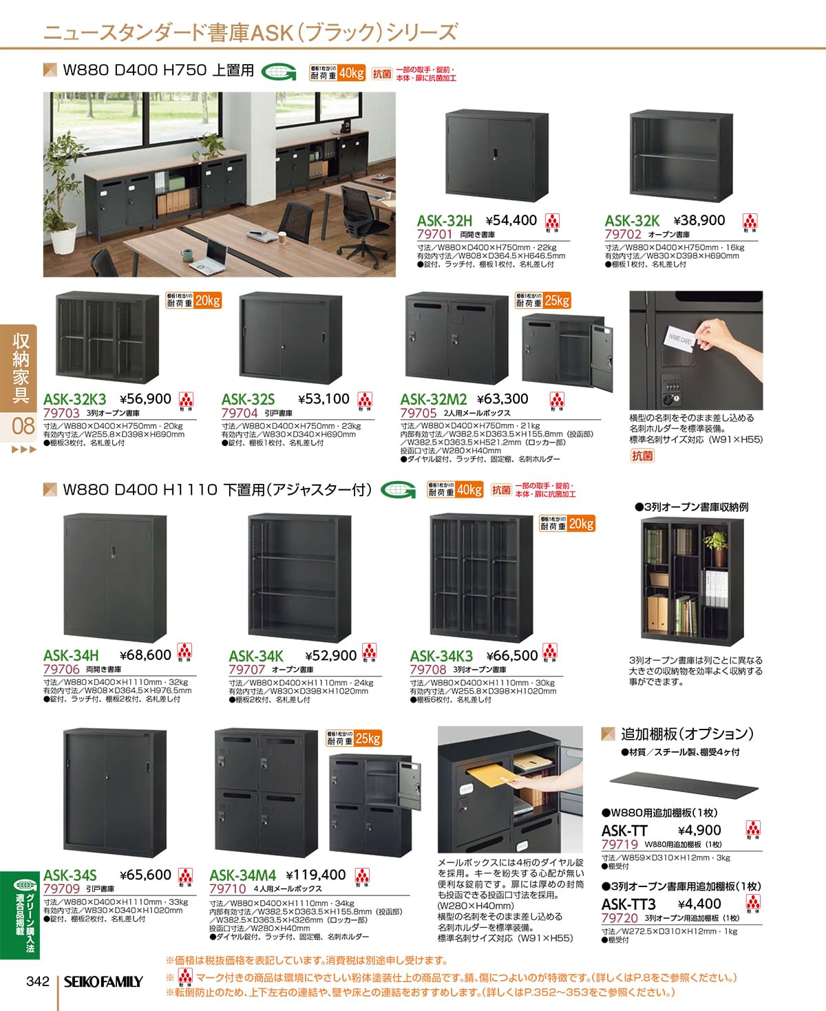 セイコーファミリー SEIKOFAMILY カタログ P342