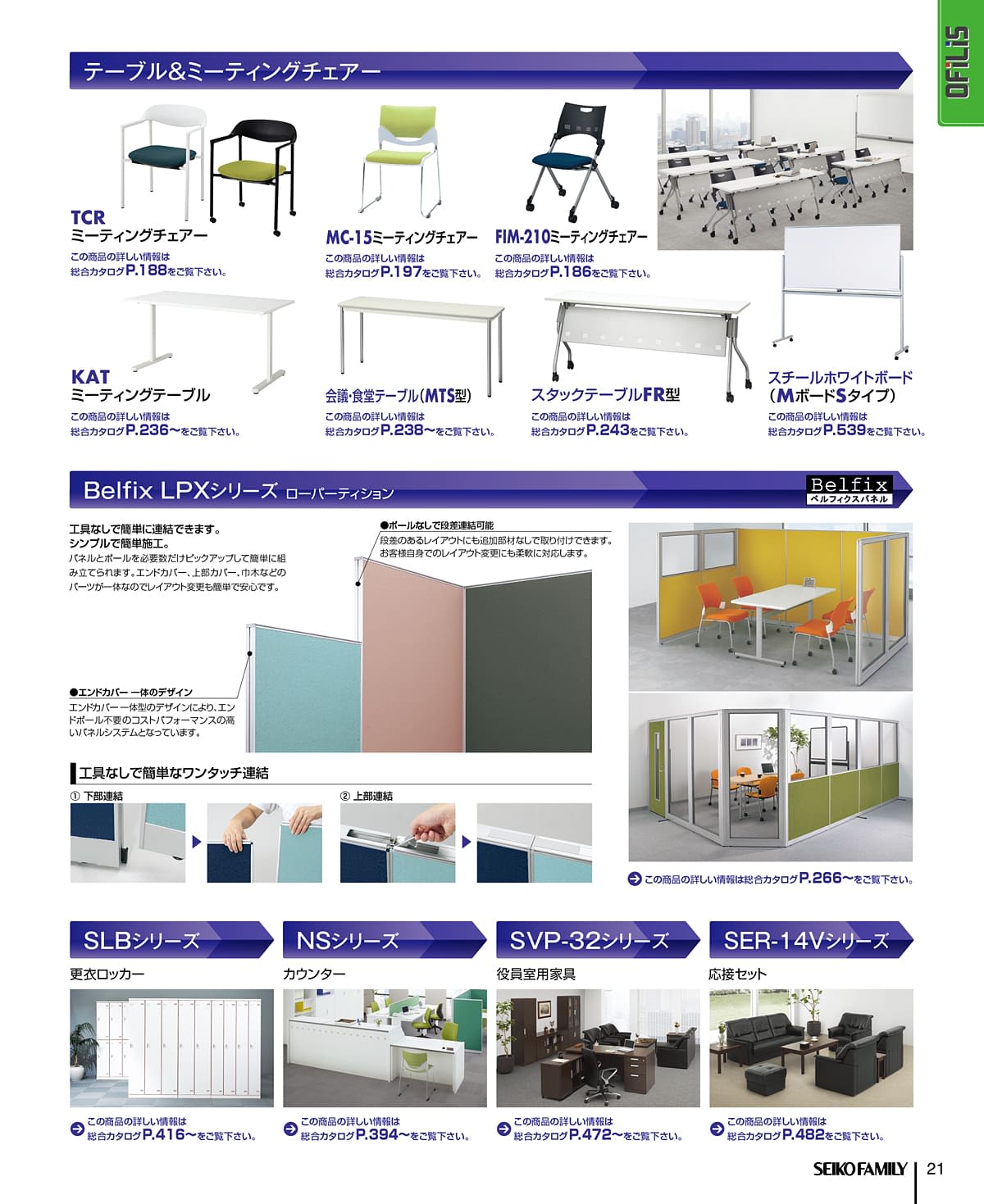 セイコーファミリー SEIKOFAMILY カタログ P21