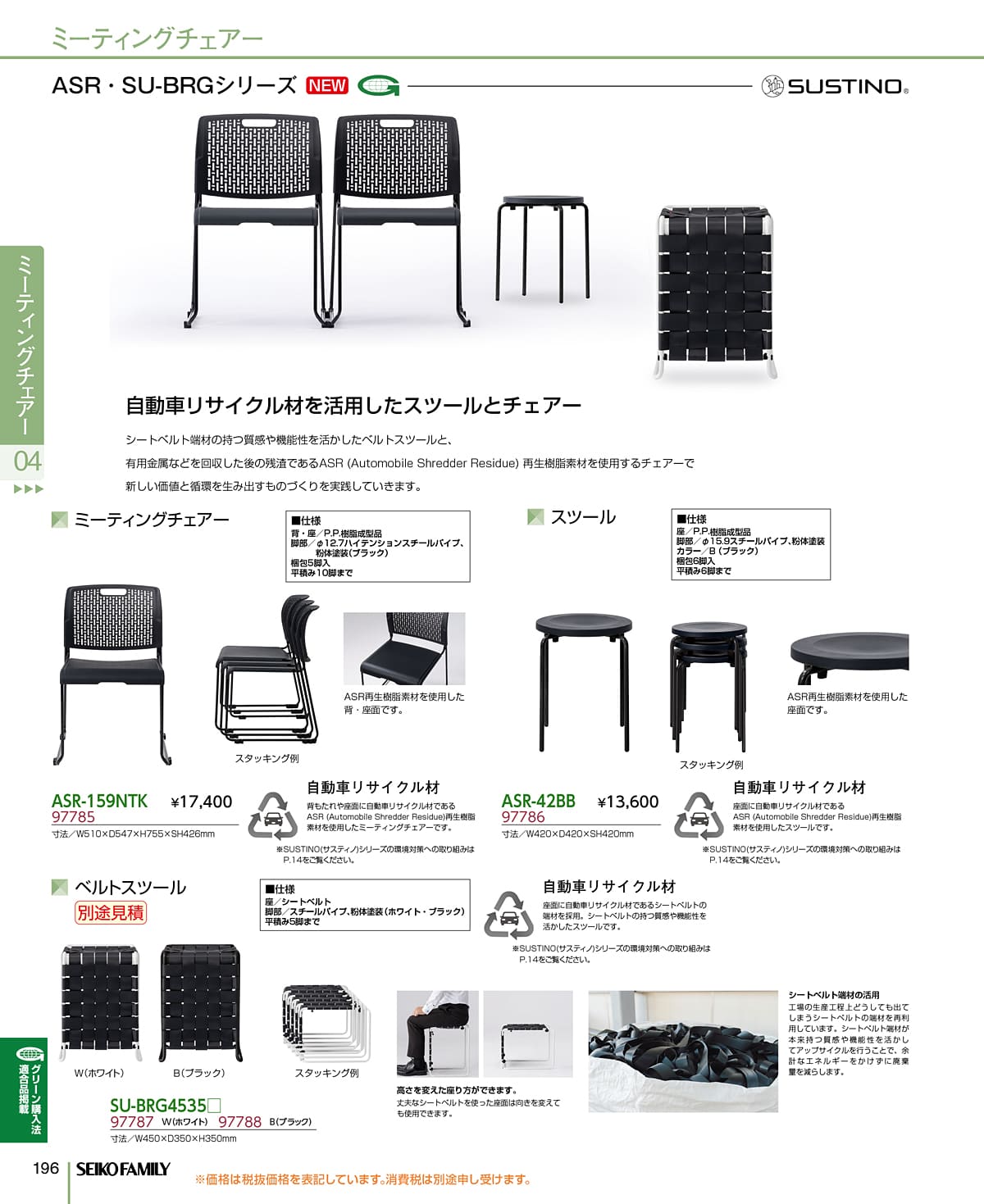 セイコーファミリー SEIKOFAMILY カタログ P196