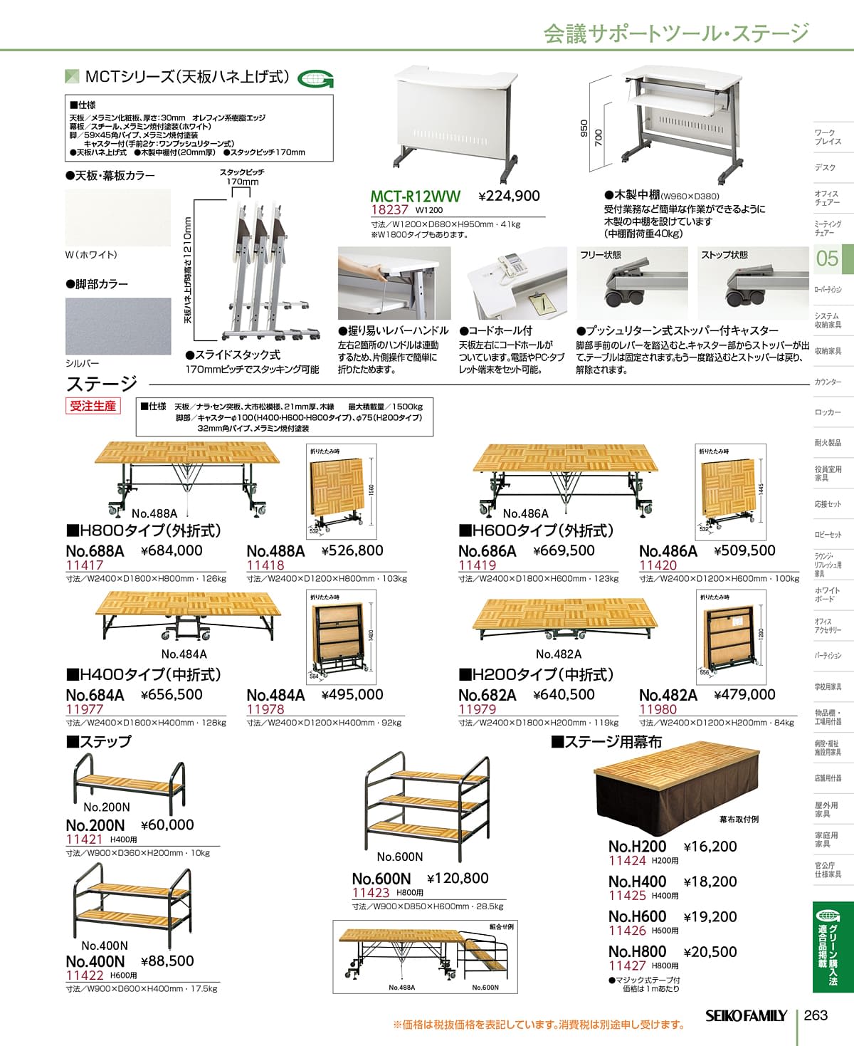 セイコーファミリー SEIKOFAMILY カタログ P263
