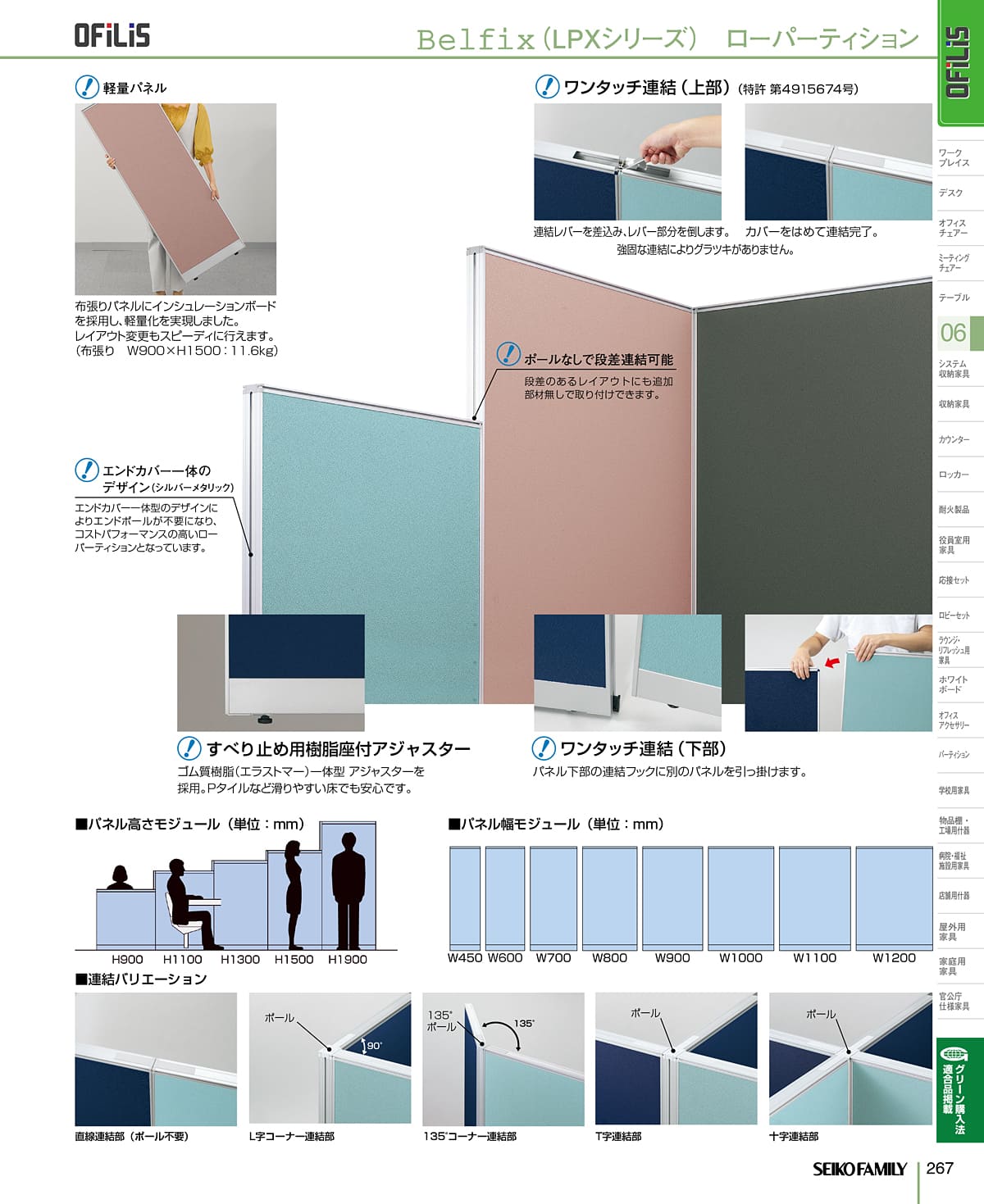 セイコーファミリー SEIKOFAMILY カタログ P267