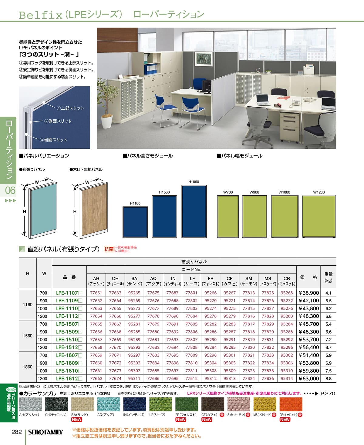セイコーファミリー SEIKOFAMILY カタログ P282