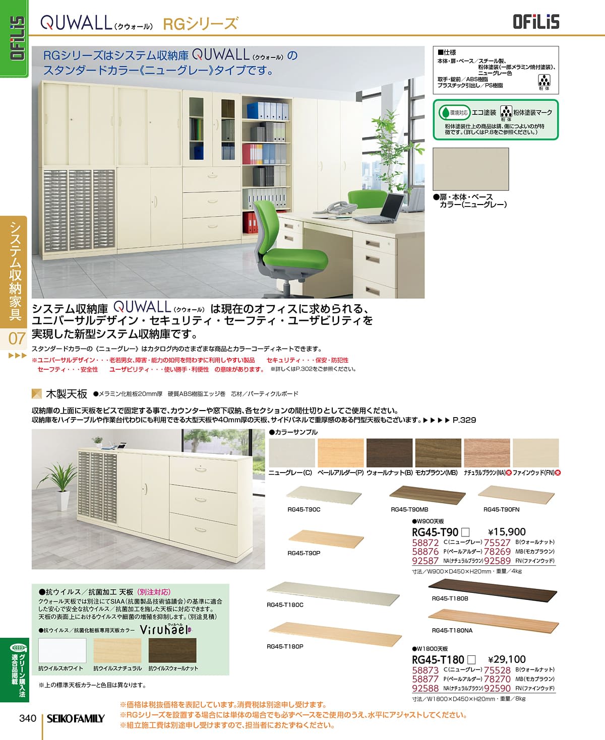 セイコーファミリー SEIKOFAMILY カタログ P340