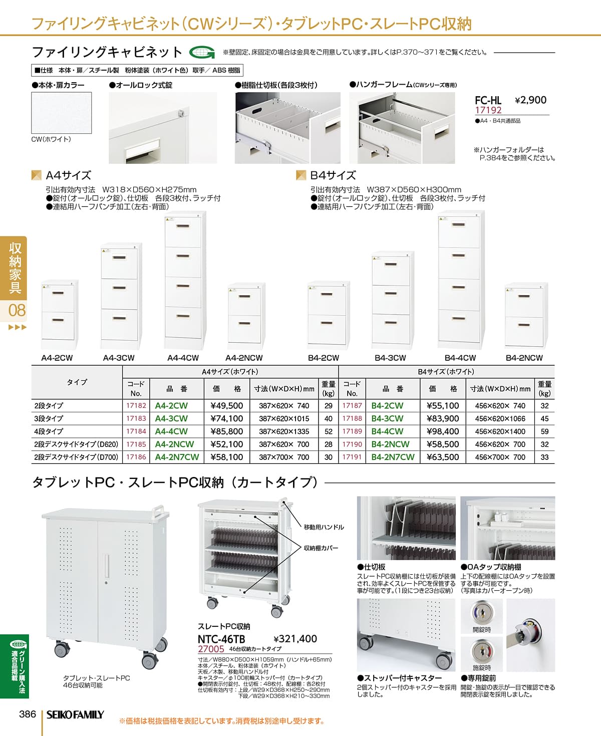 セイコーファミリー SEIKOFAMILY カタログ P386