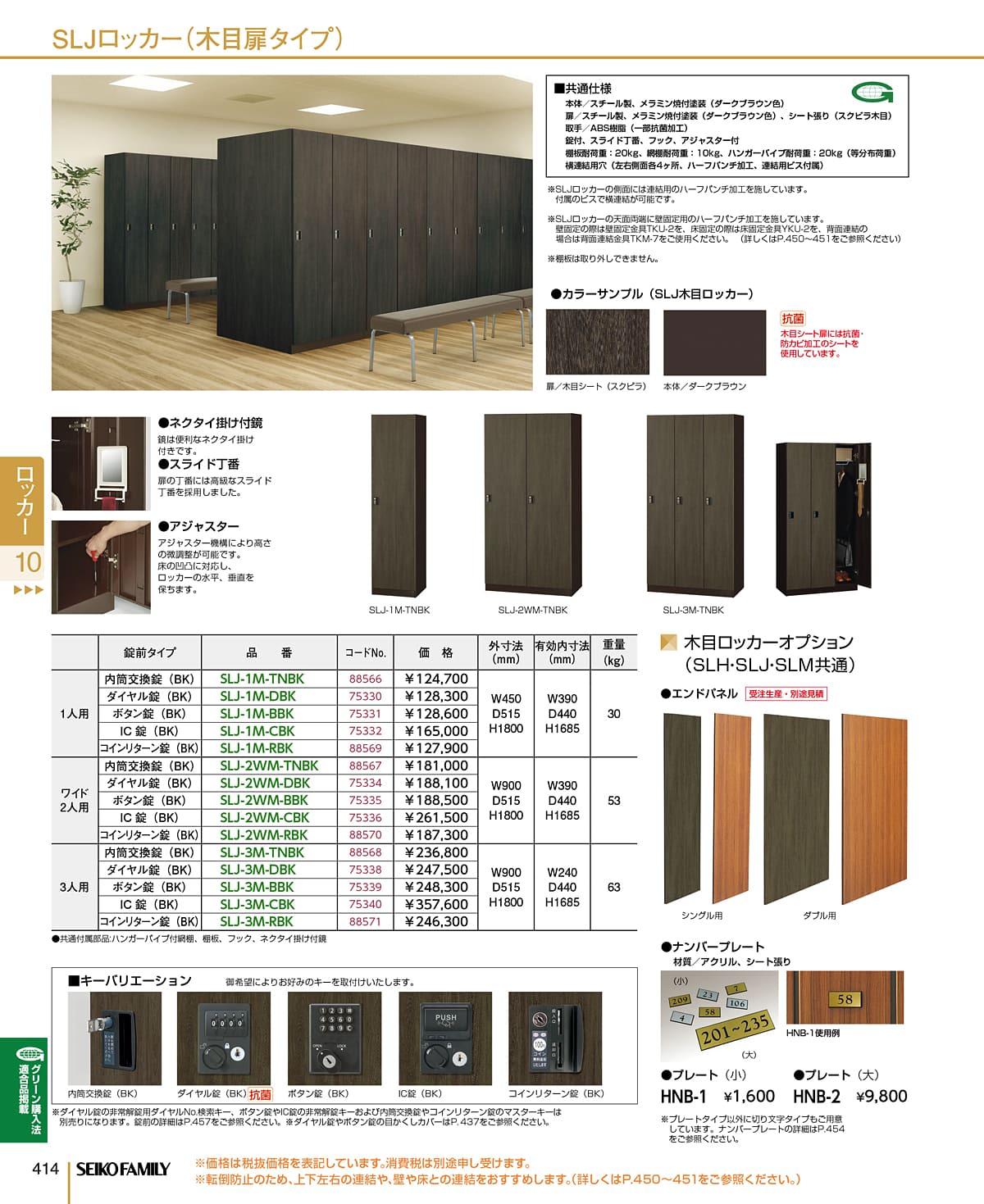 セイコーファミリー SEIKOFAMILY カタログ P414