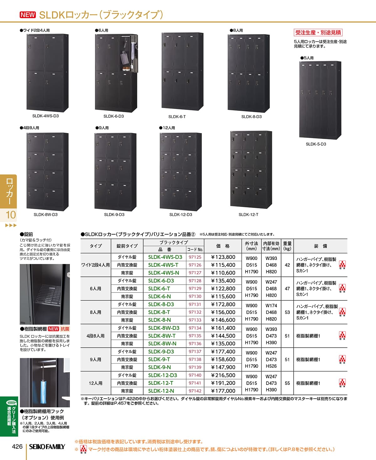 セイコーファミリー SEIKOFAMILY カタログ P426