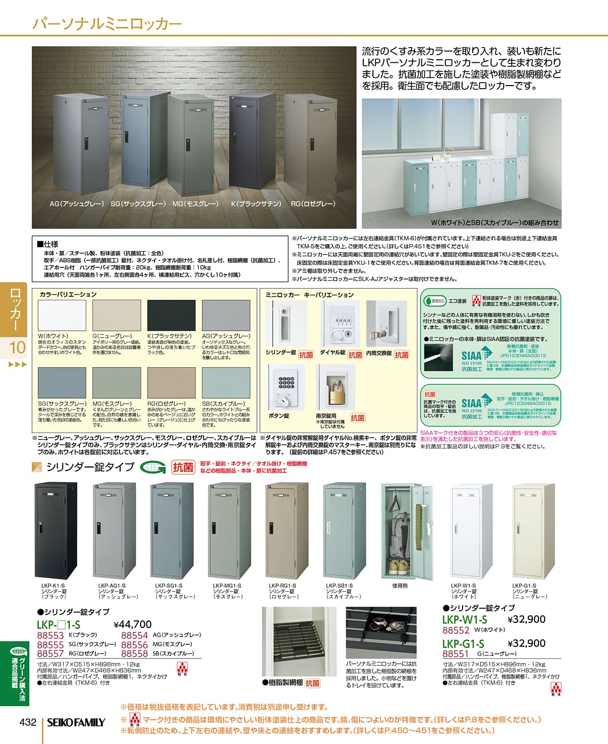 セイコーファミリー SEIKOFAMILY カタログ P432