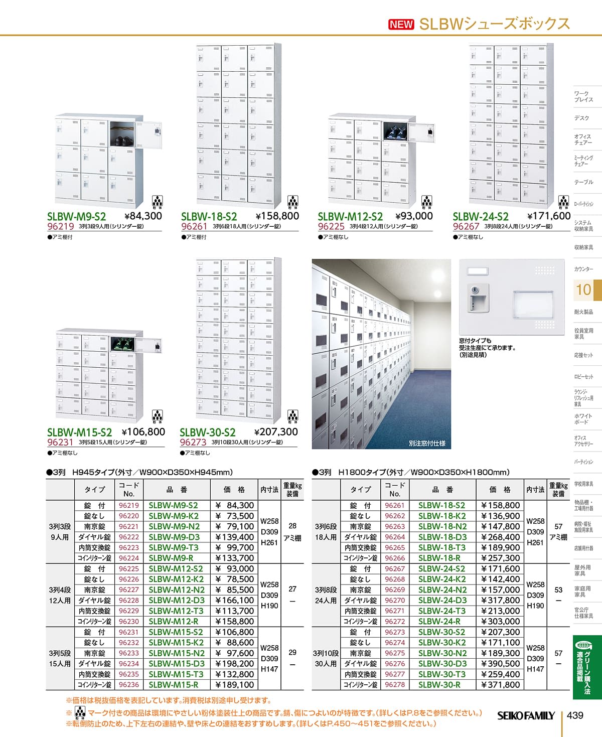 セイコーファミリー SEIKOFAMILY カタログ P439