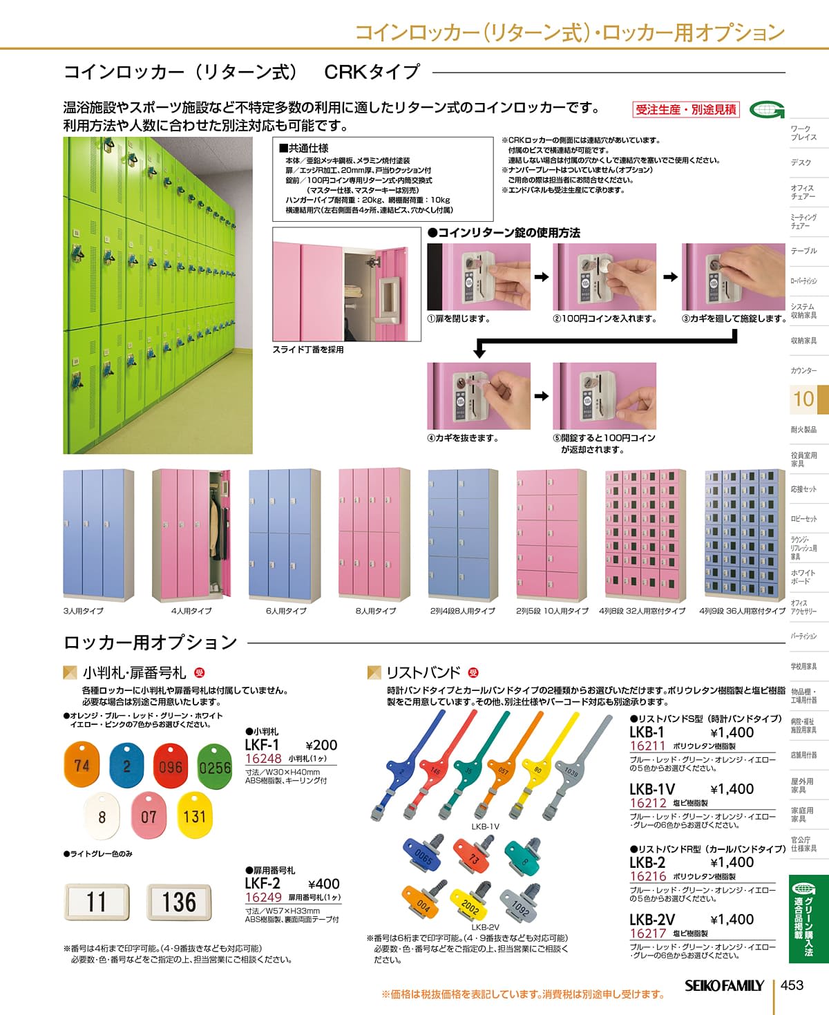 セイコーファミリー SEIKOFAMILY カタログ P453