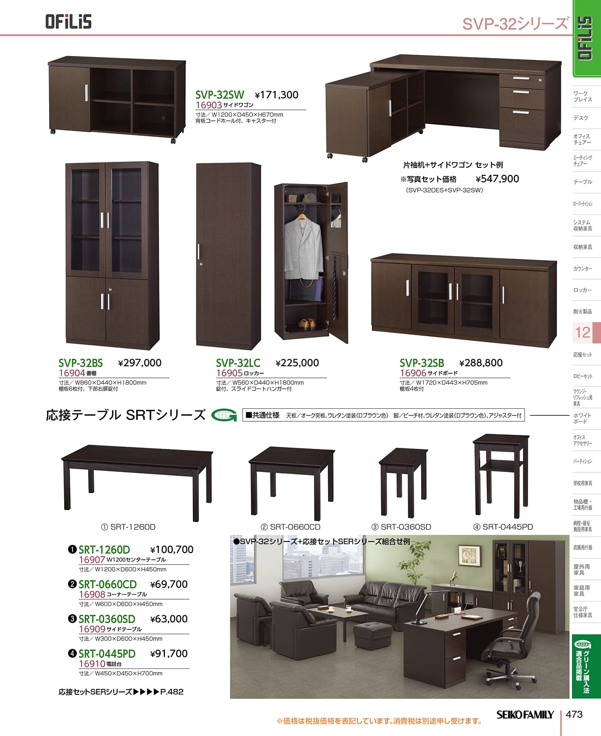 セイコーファミリー SEIKOFAMILY カタログ P473