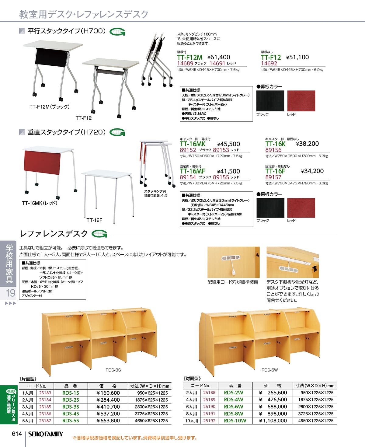 セイコーファミリー SEIKOFAMILY カタログ P614