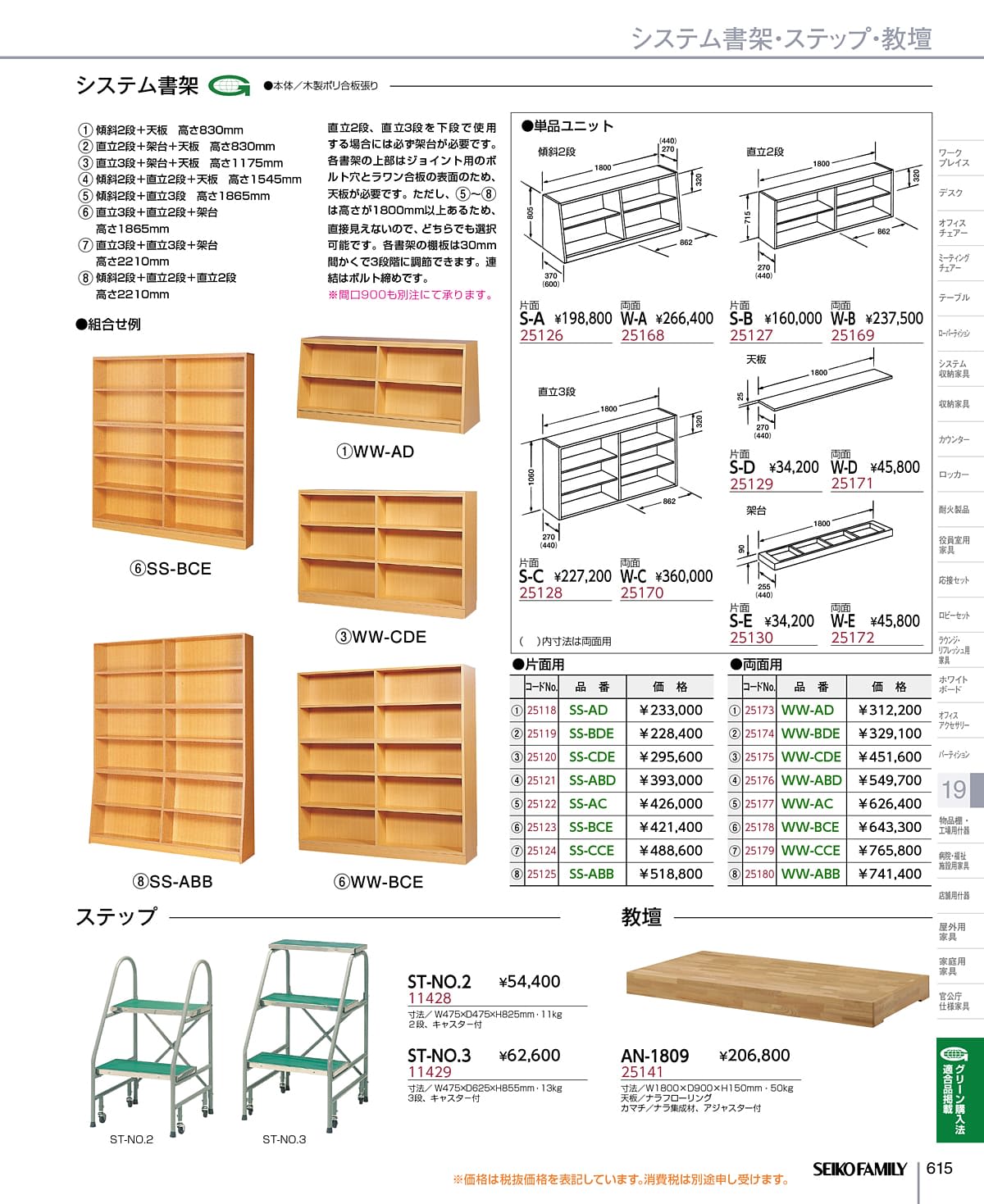 セイコーファミリー SEIKOFAMILY カタログ P615