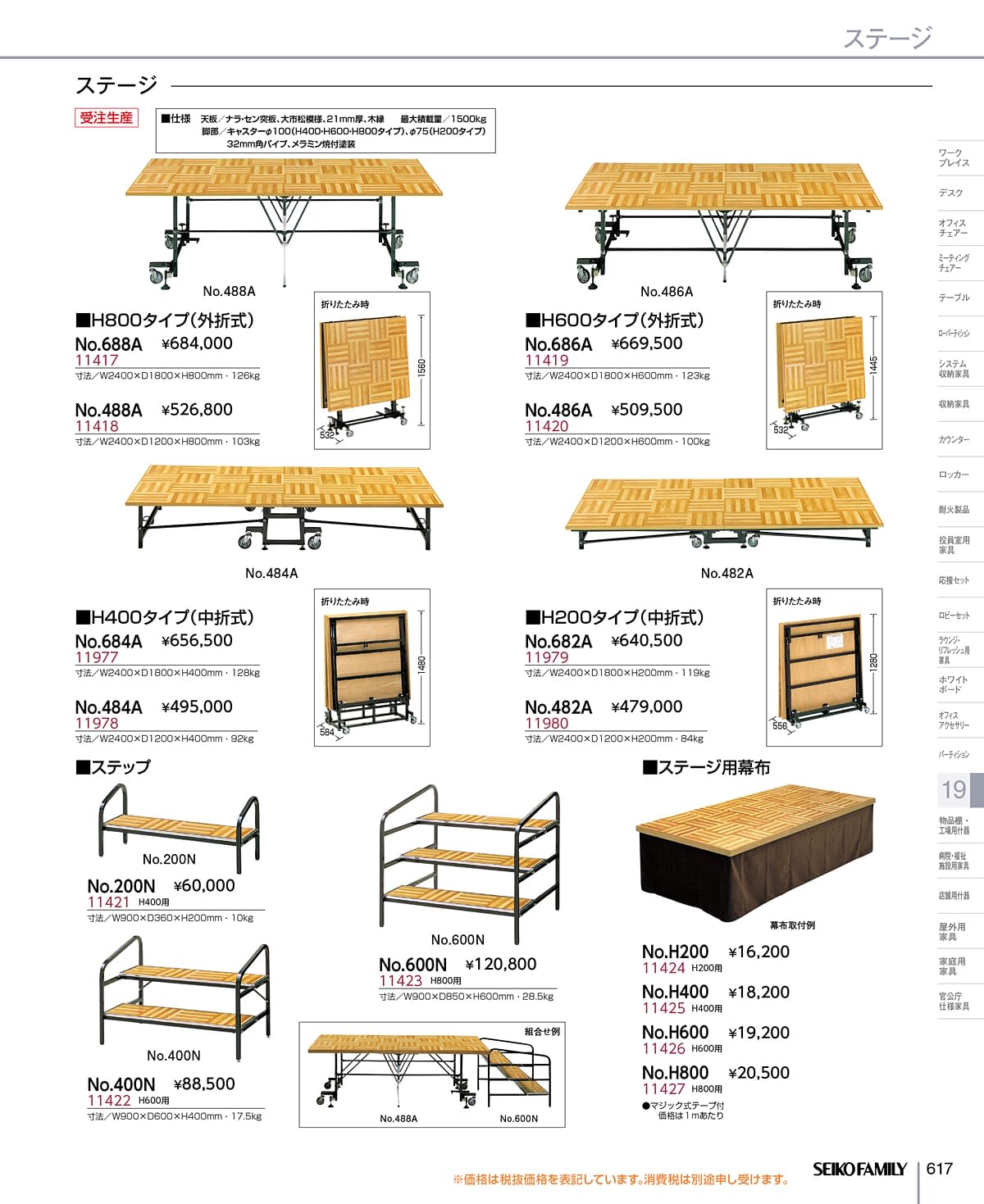 セイコーファミリー SEIKOFAMILY カタログ P617