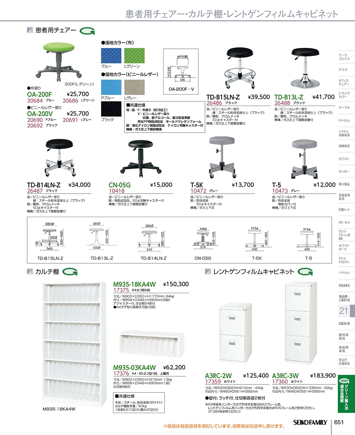セイコーファミリー SEIKOFAMILY カタログ P651