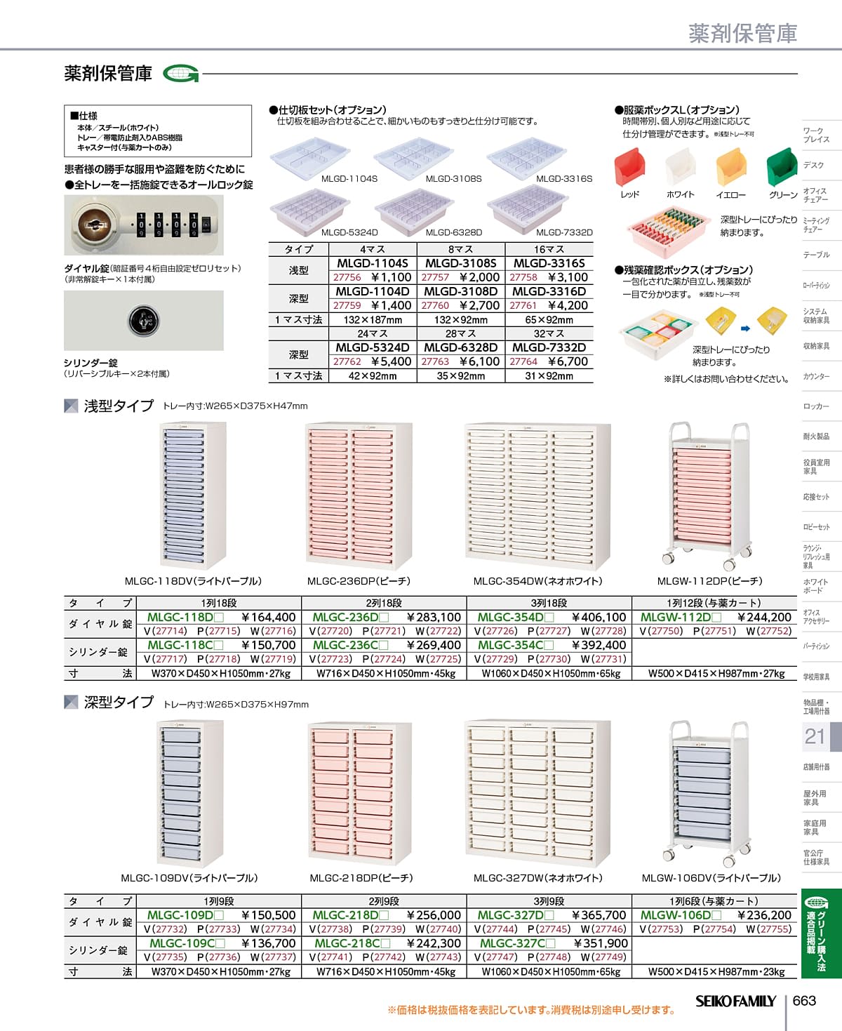 セイコーファミリー SEIKOFAMILY カタログ P663