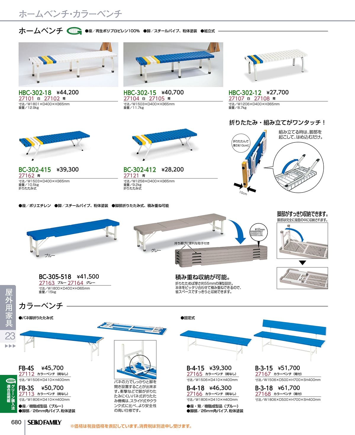 セイコーファミリー SEIKOFAMILY カタログ P680