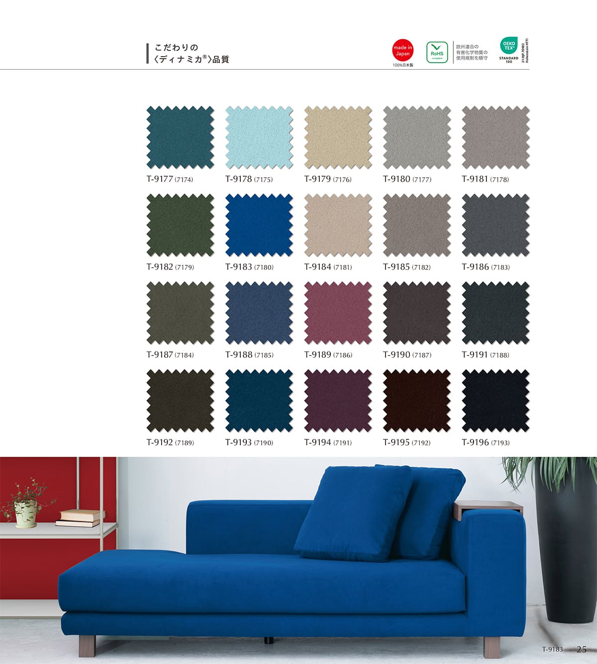 シンコール張地（布）SINCOL カタログ P25