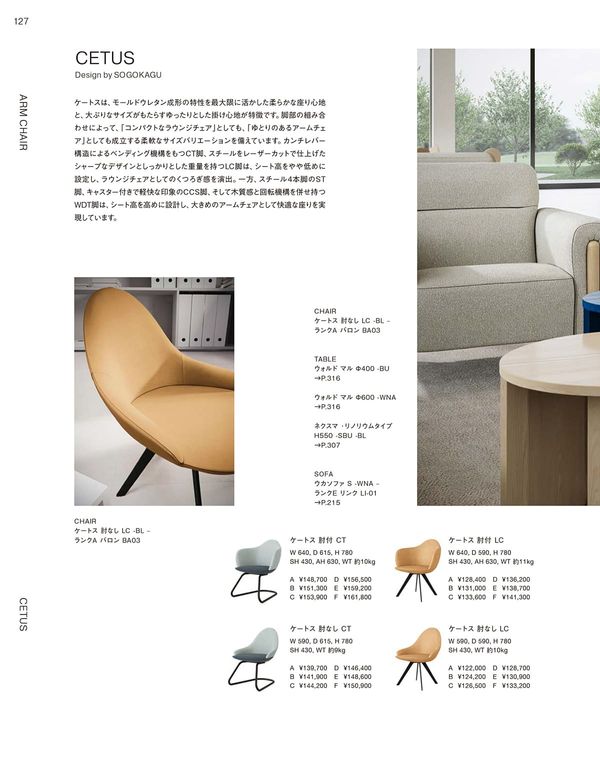 ケートス 肘なし LCのカタログ画像-1